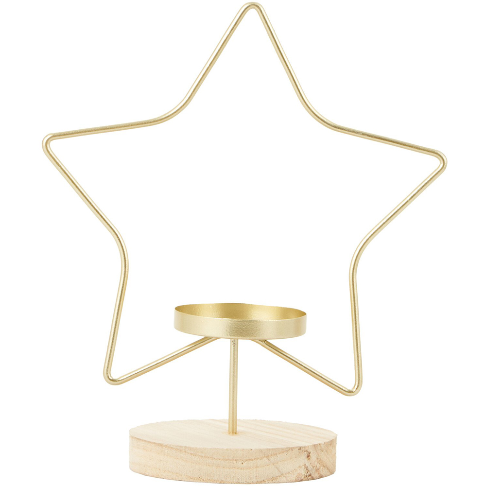 Single Star Tealight Holder in Assorted styles Image 2