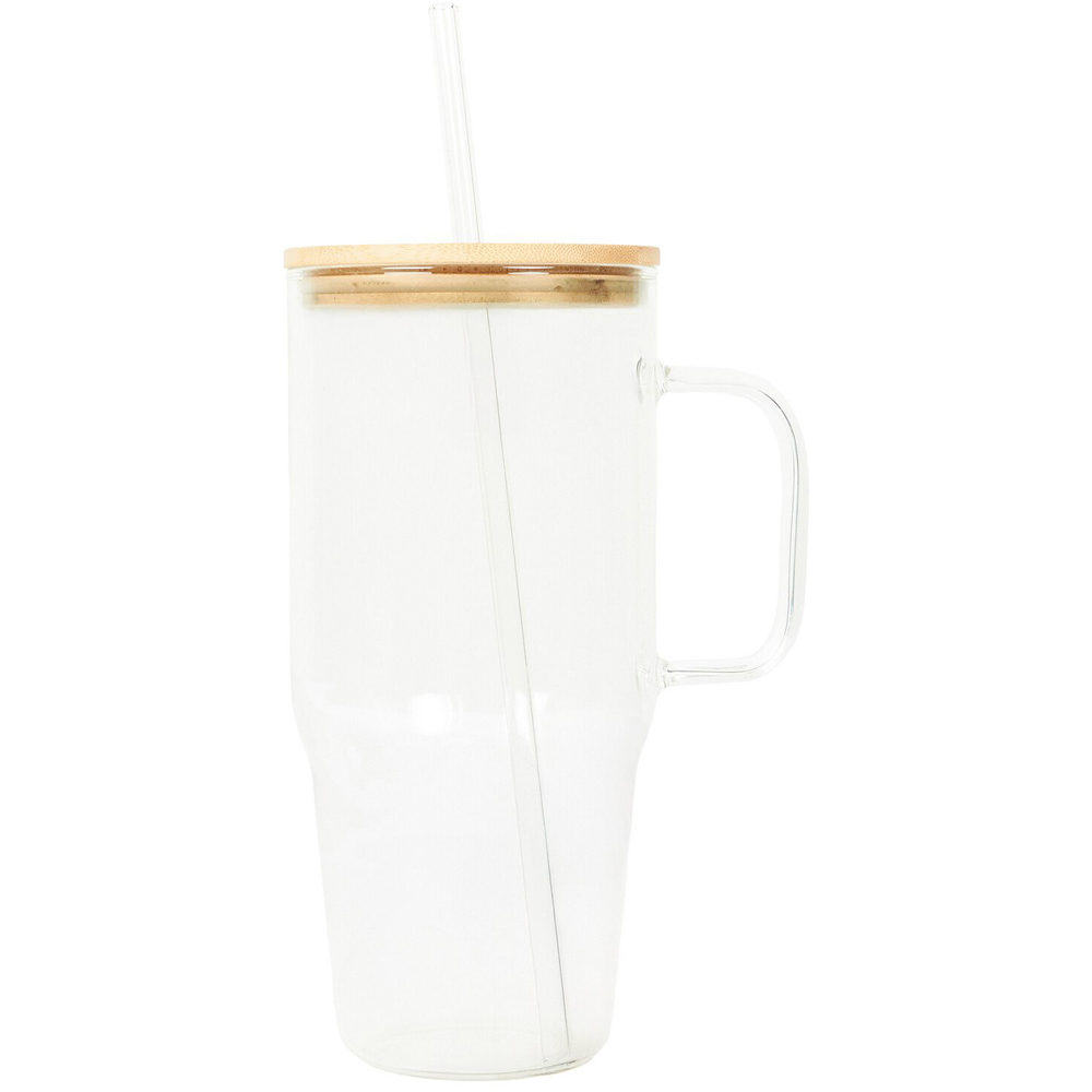 Glass Jumbo Tumbler 1L - Clear Image 3