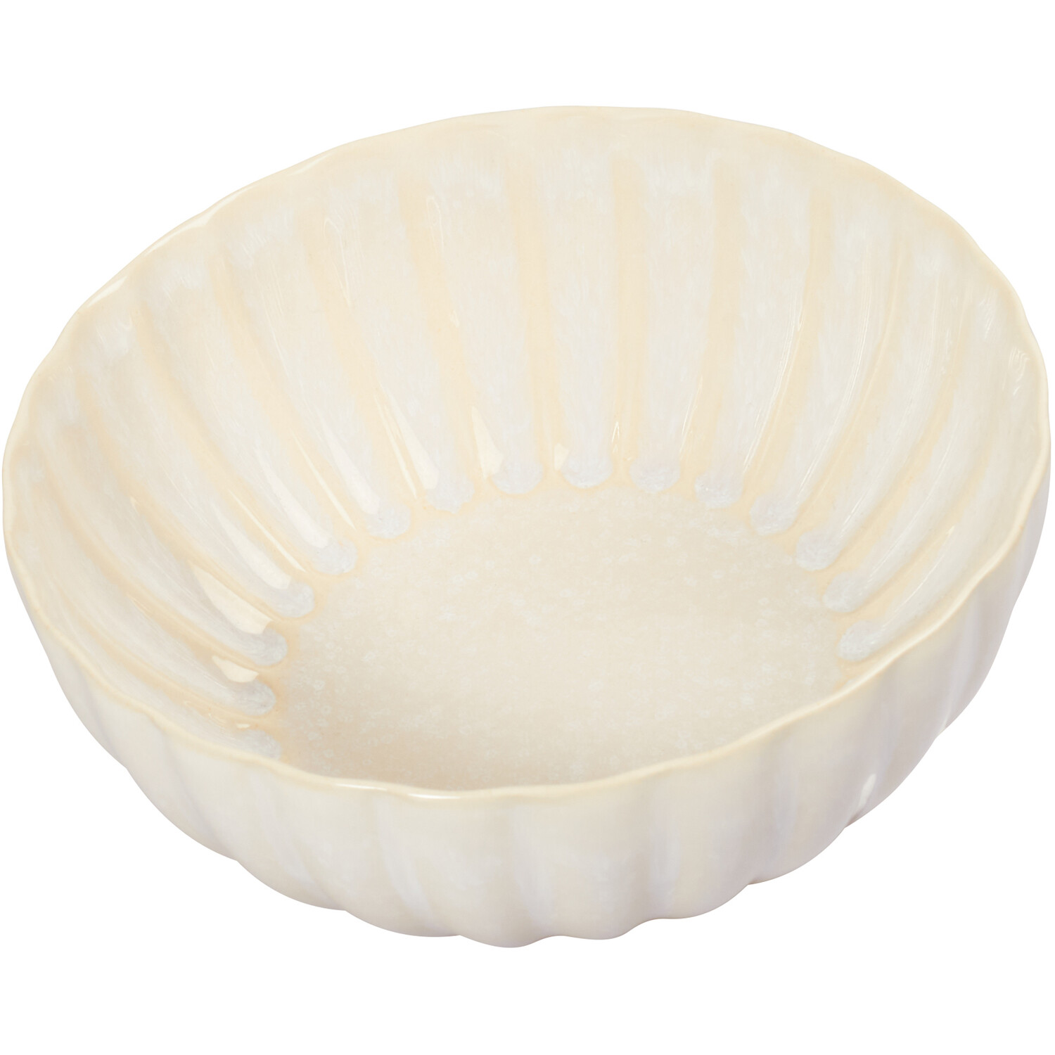 Ribbed Bowl - White Image 4