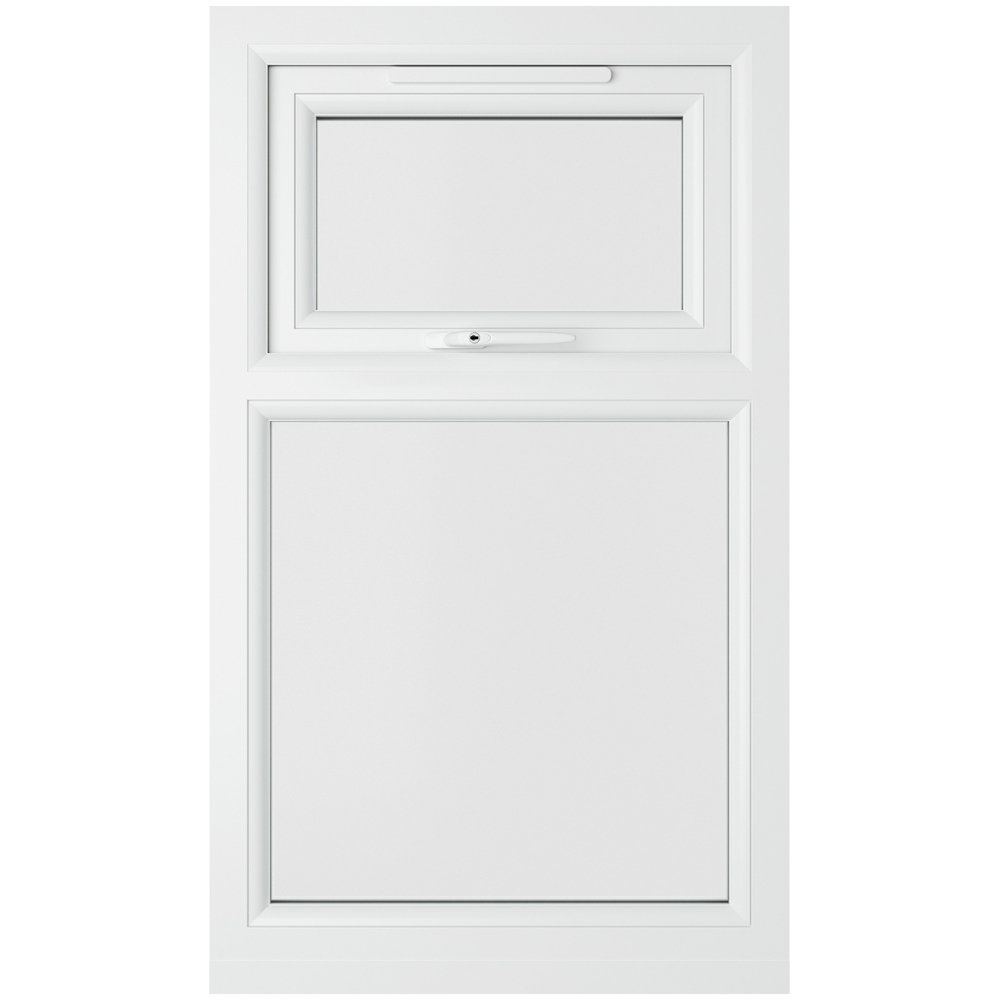 Crystal Agate and White Top Hung Over Fixed Light Clear Double Glazed Window 610 x 1115mm Image 3