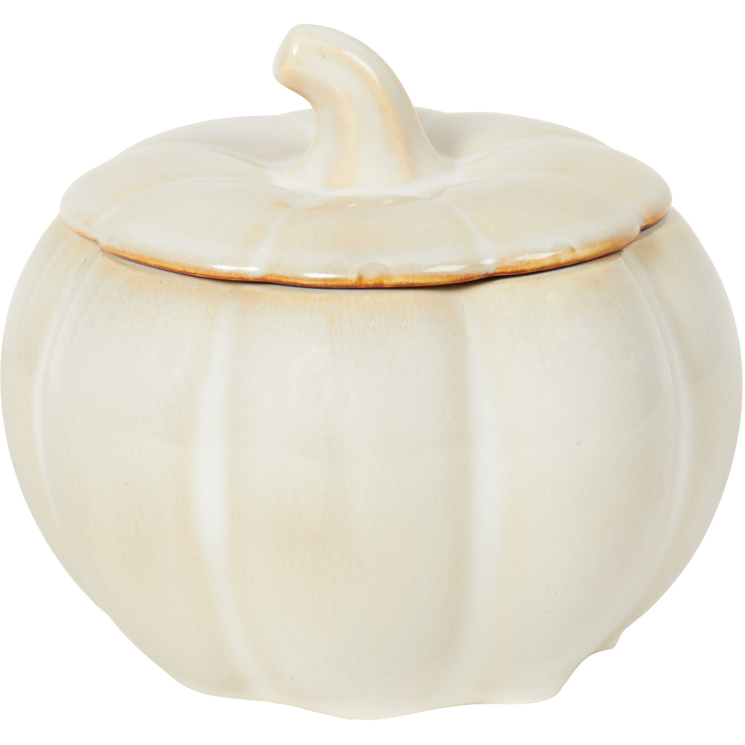 Large Ceramic Pumpkin Candle Image 2