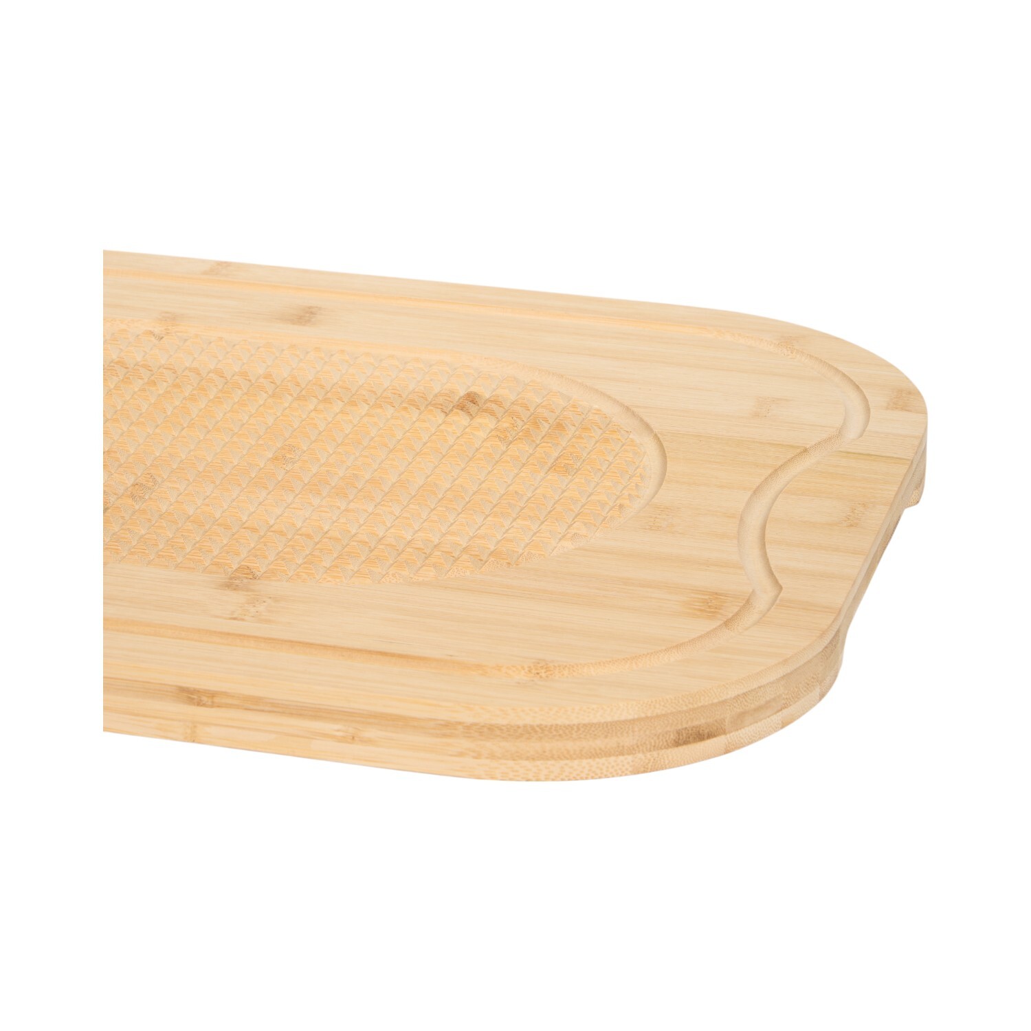 Medium Bamboo Carving and Cutting Board Natural Image 5