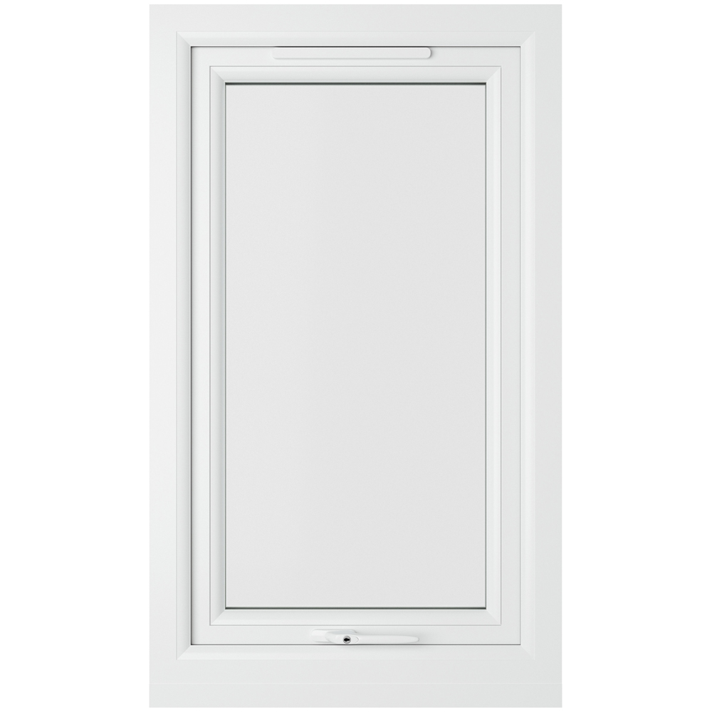 Crystal Black and White Top Hung Opener Clear Double Glazed Window 610 x 1040mm Image 3