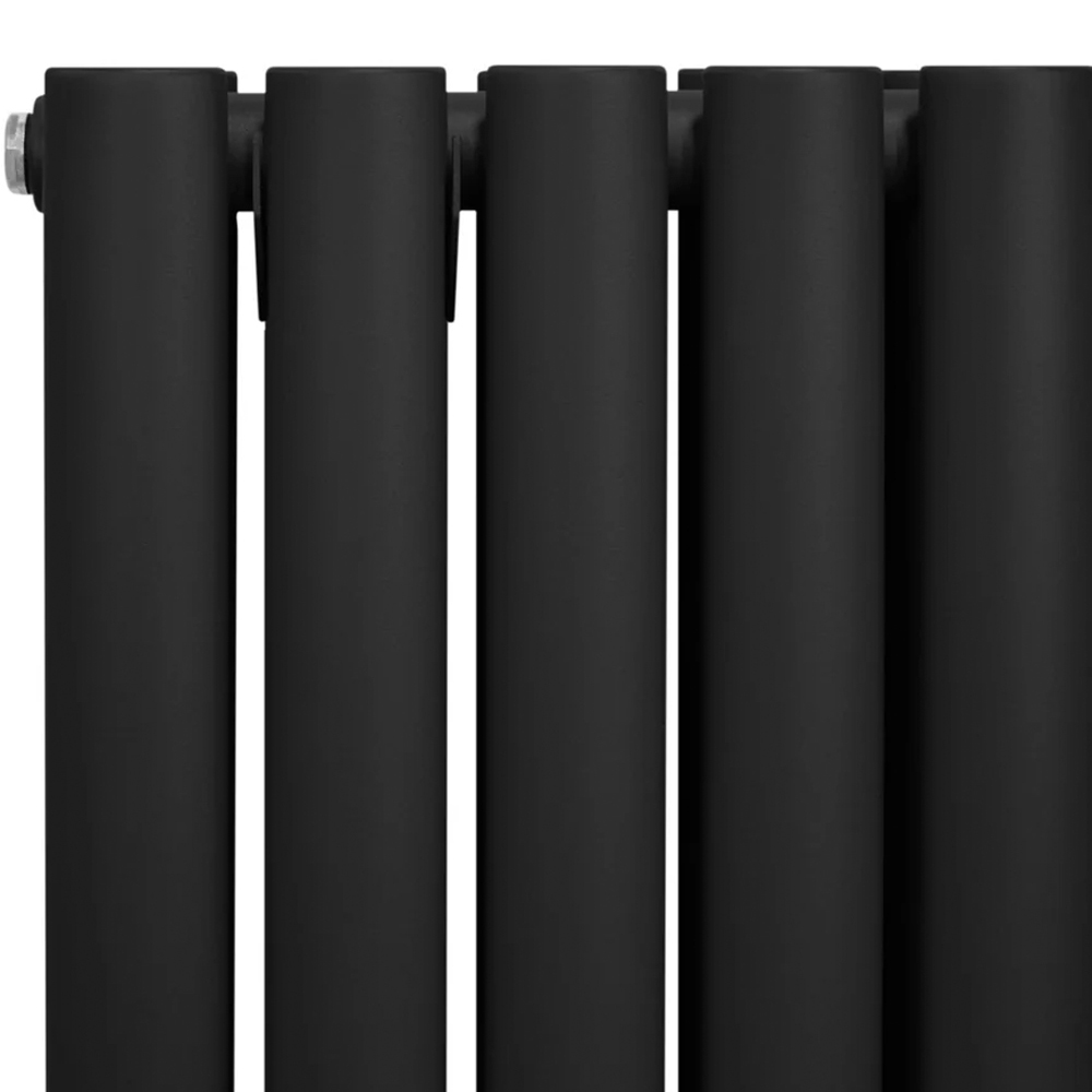 Monster Shop 5367BTU Black Oval Column Radiator 600 x 1200mm Image 4