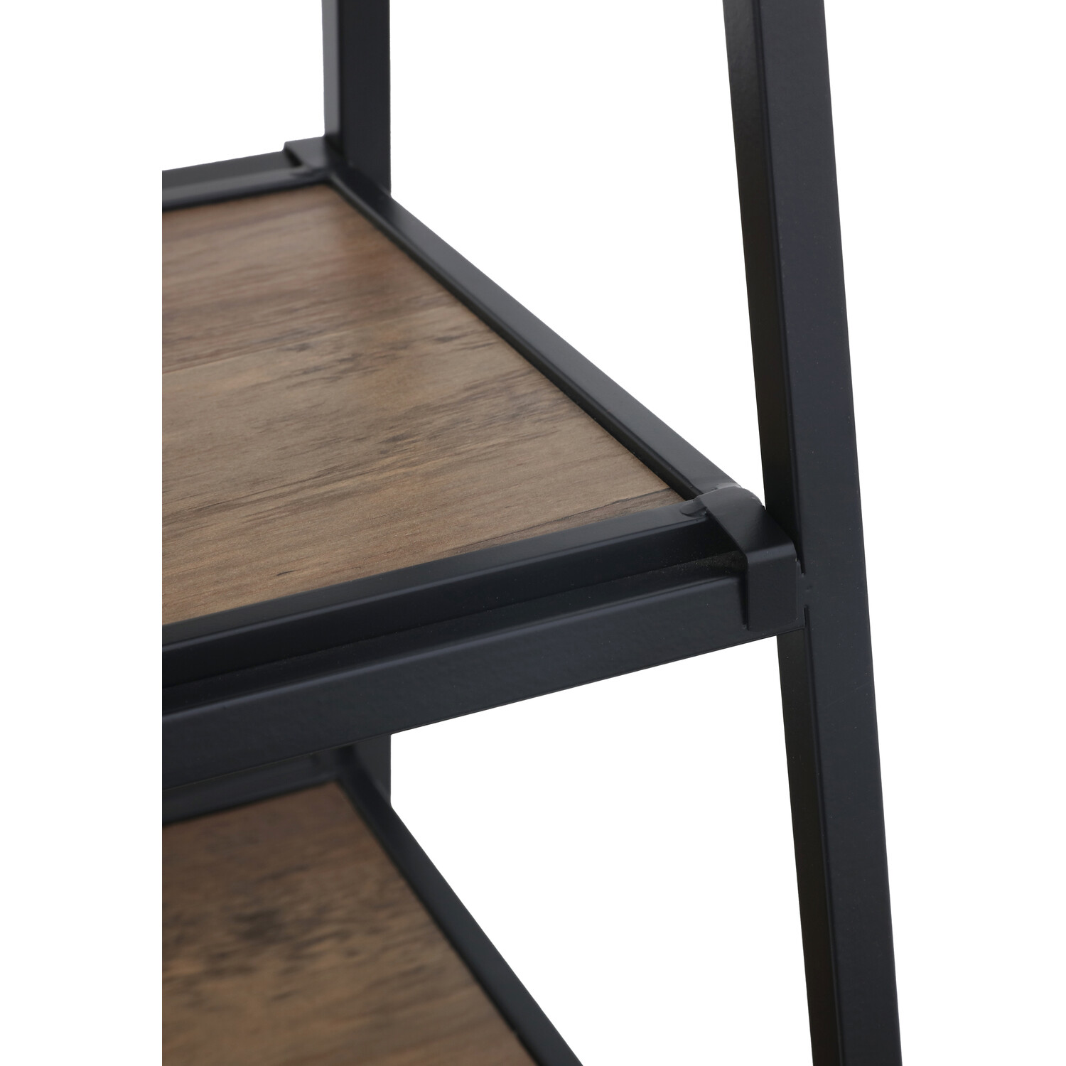 Dark Wood Effect Standing Mirror Brown Image 9