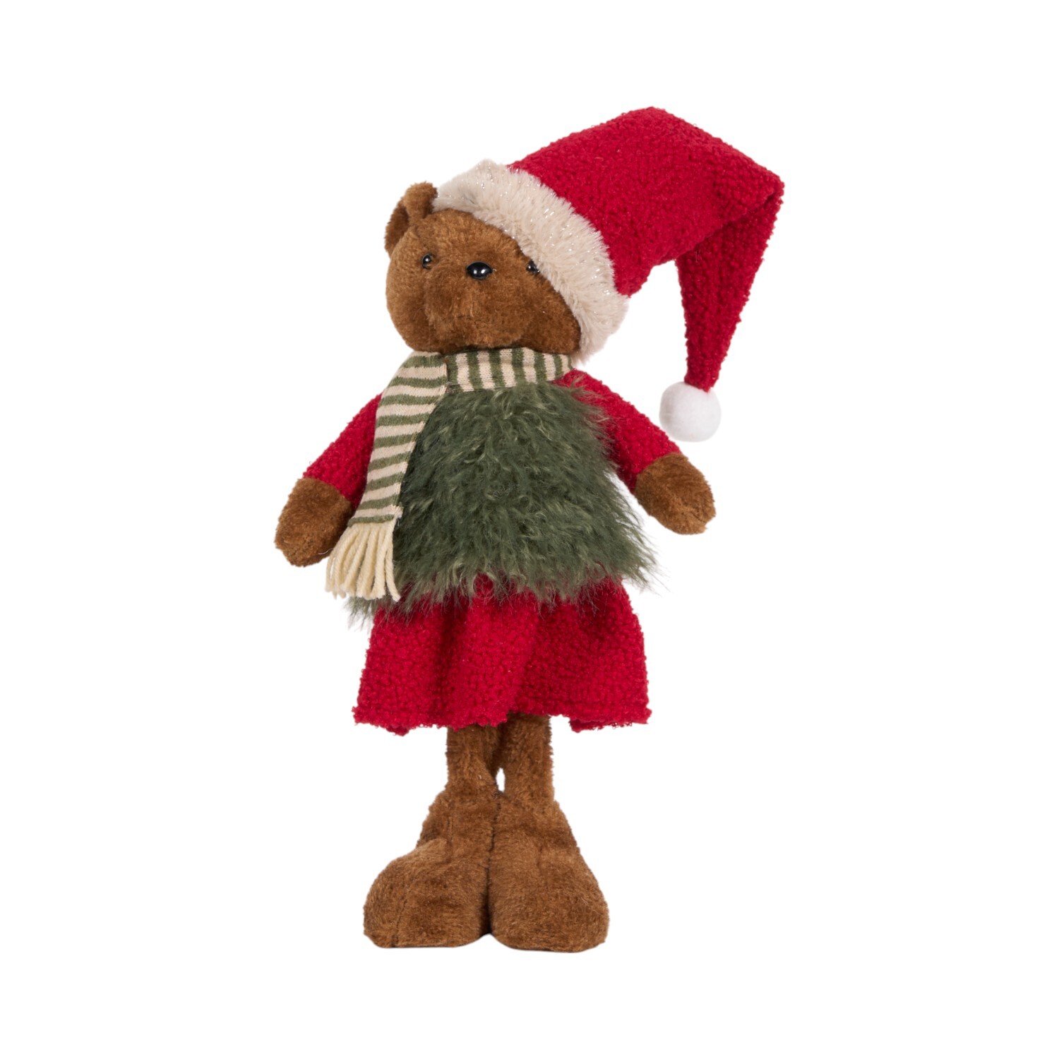 Standing Christmas Bear DecorationMulticolour Image 2