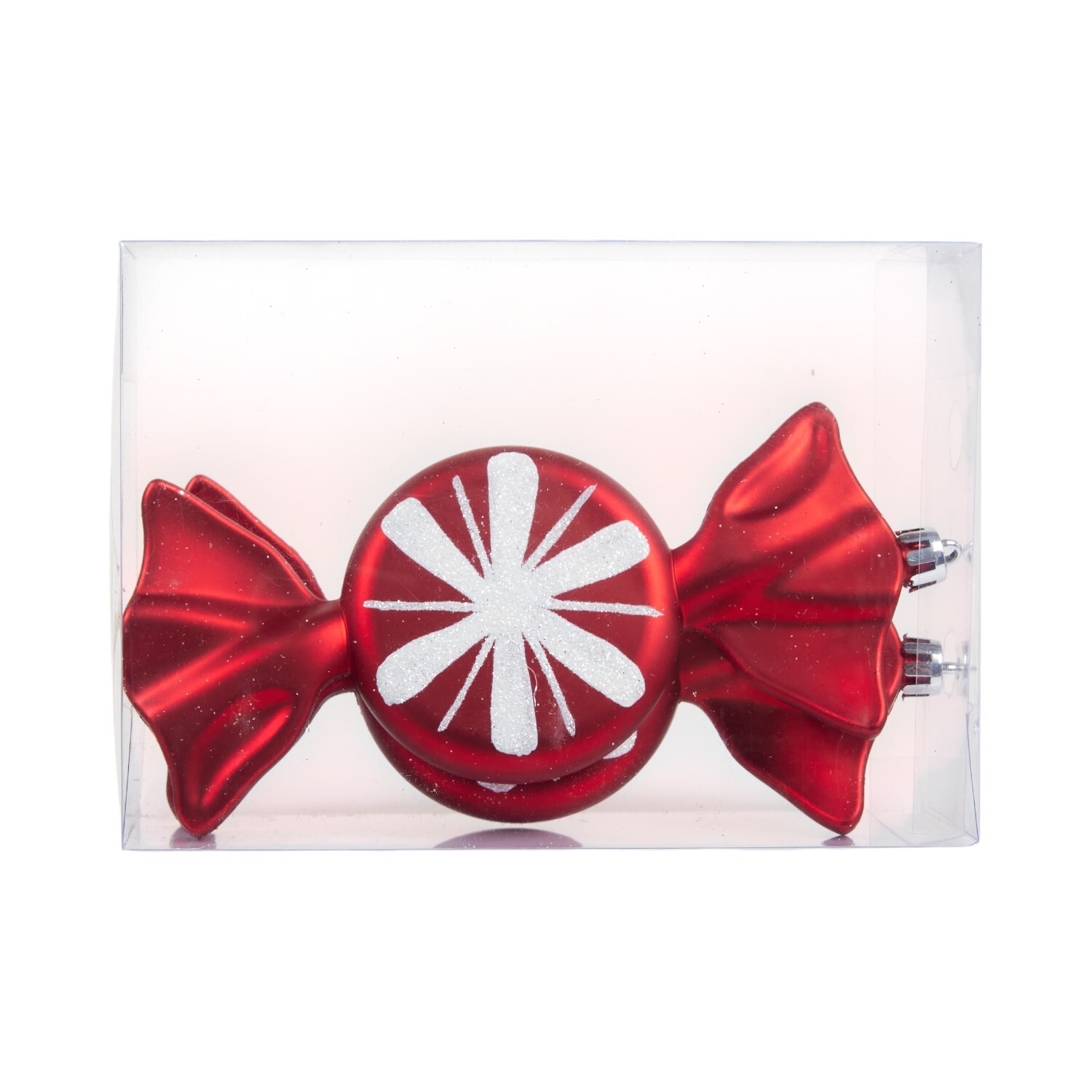 Pack of 100 Candy Cane Lane Baubles Red Image 7