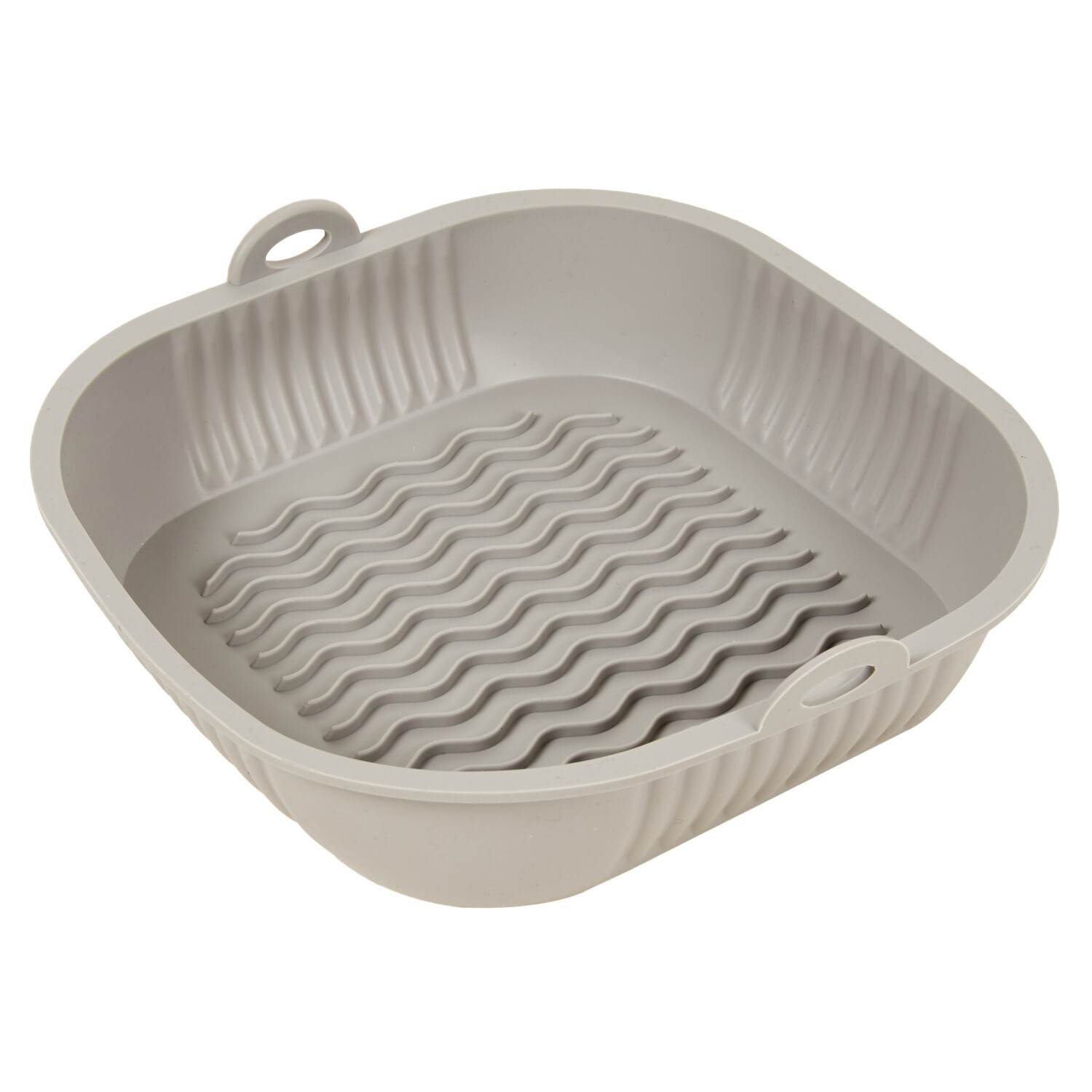 Silicone Airfryer Tray - Grey Image 2