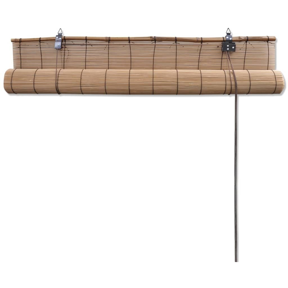 Walplus Bamboo Roller Blind Brown 100 x 160cm Image 4