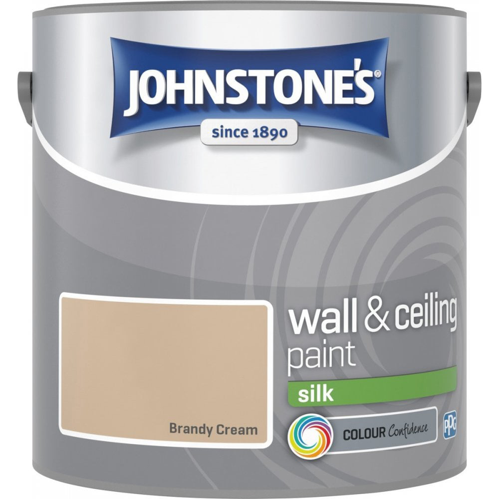 Johnstones Silk Emulsion Paint - Brandy Cream Image 2