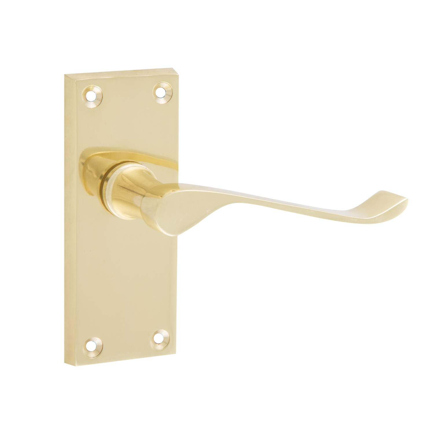 Hiatt Venice Brass Lever Handle Latch Set Image 2