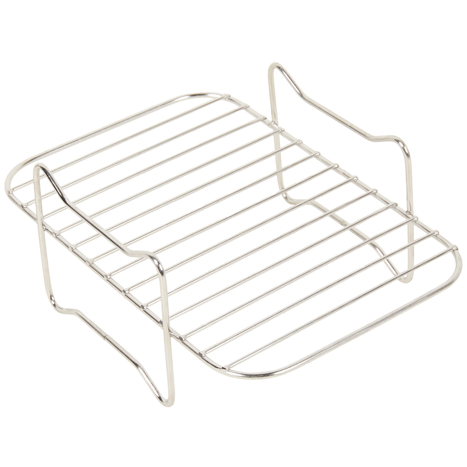 Rectangle Stainless Steel Airfryer Rack - Silver Image 2