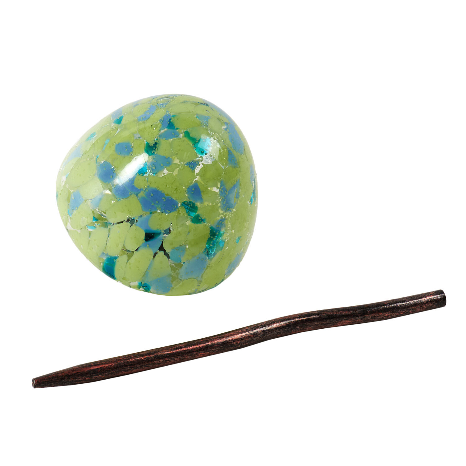 Single Glass Glow In The Dark Mushroom Stake in Assorted styles Image 3
