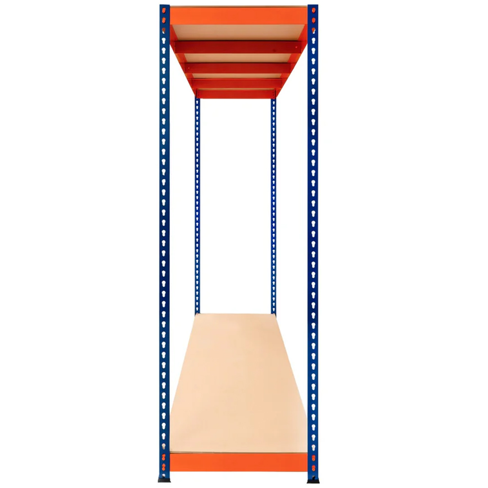 Monster Shop S Rax 2 Shelf Blue and Orange Shelving Unit Image 4