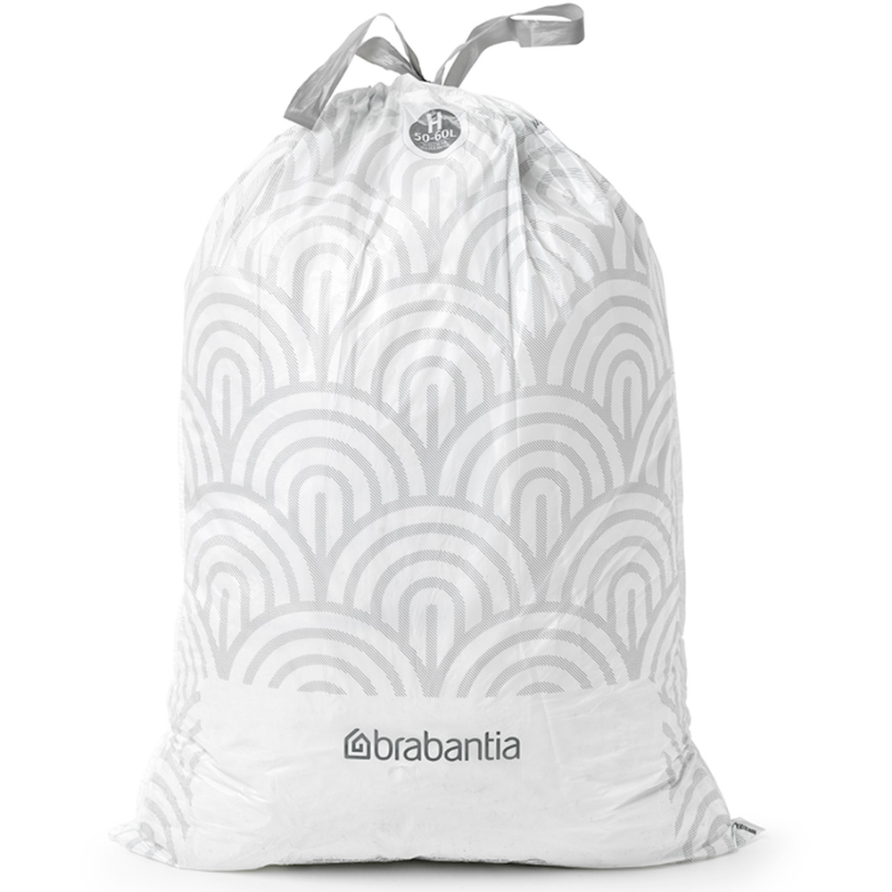 Brabantia White Bin Liners 50L to 60L Image 2