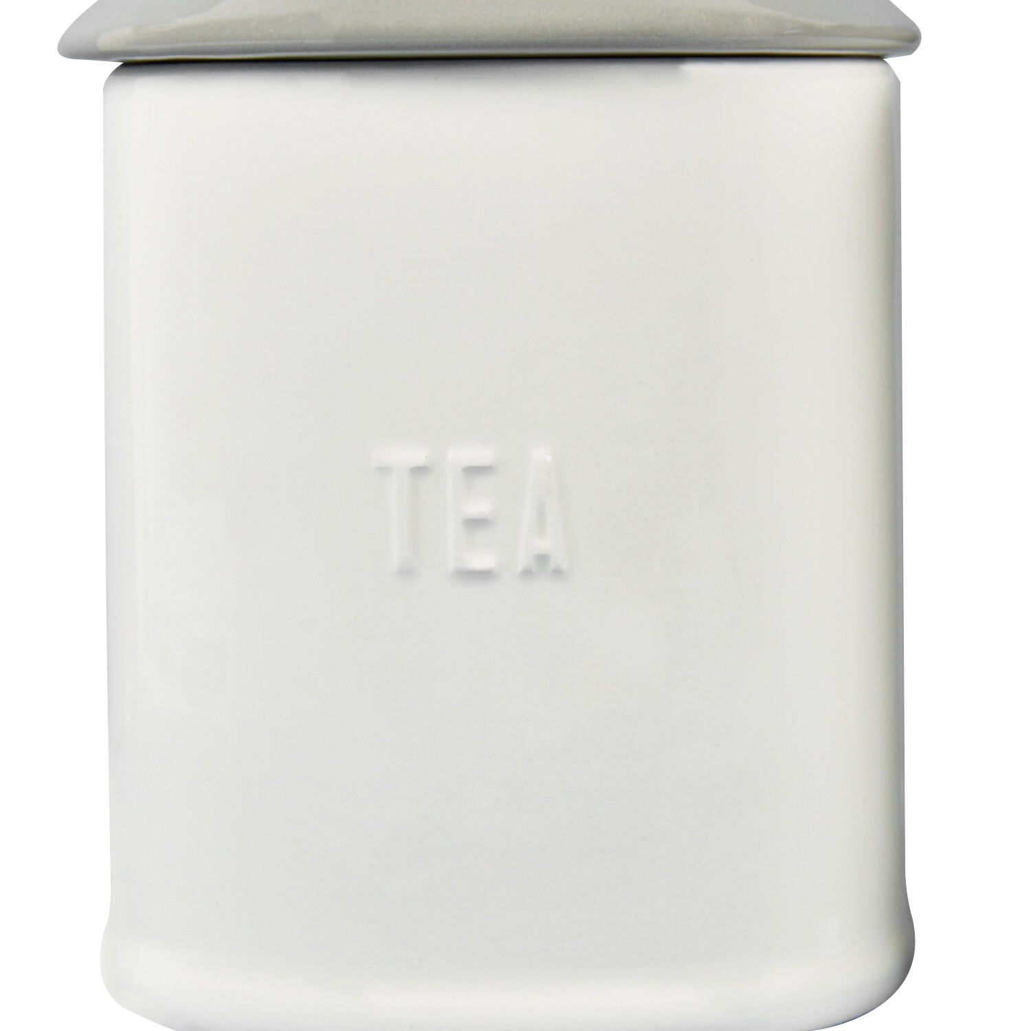 Set of 3 Retro Canisters - White and Grey Image 4