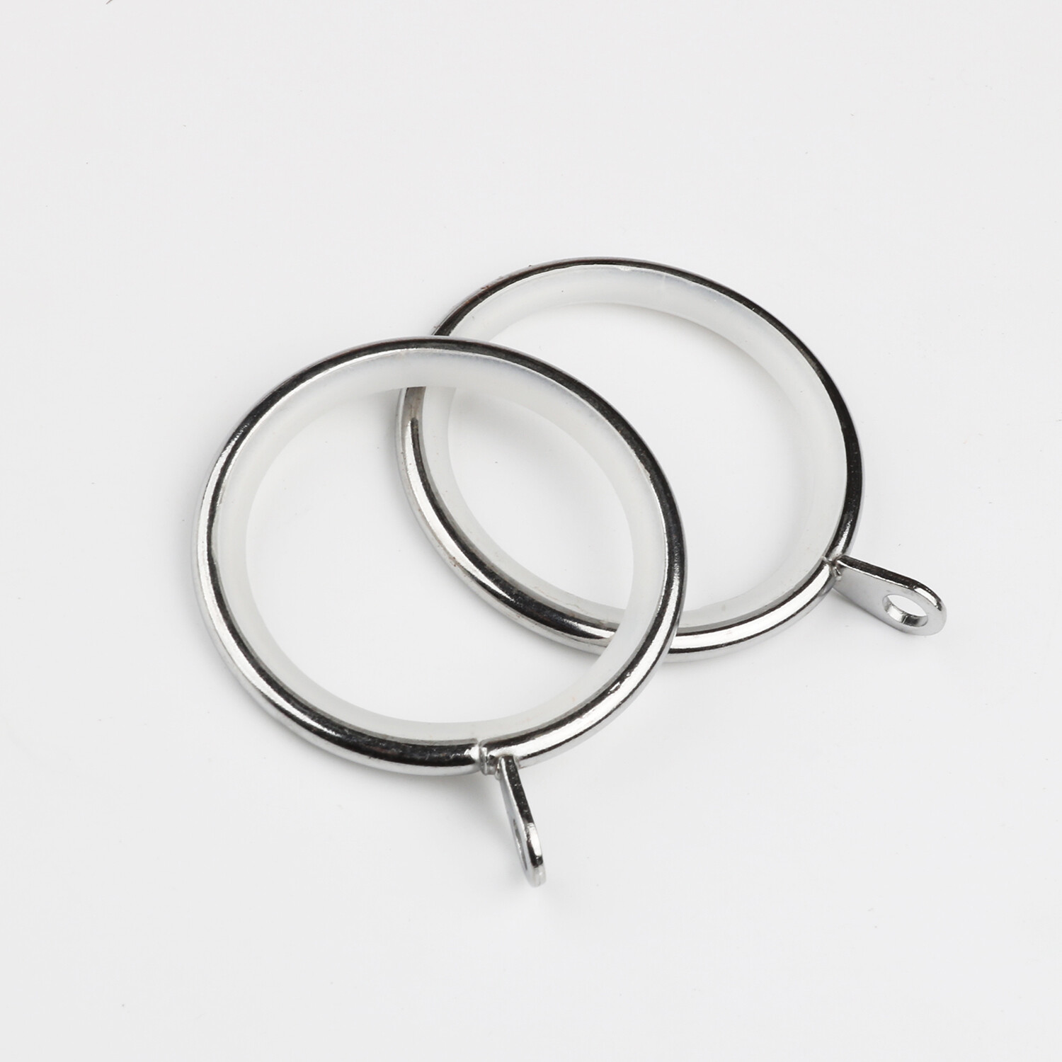 Trends Chrome Metal Curtain Rings 25-28mm Image 4