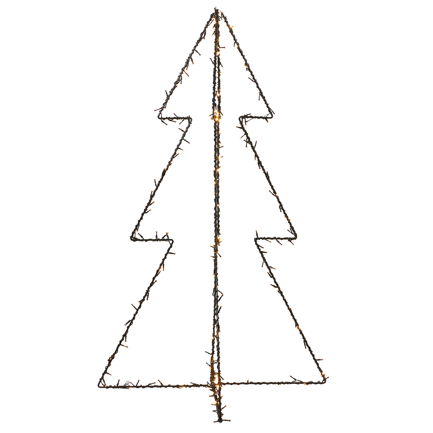 240 LED Christmas Tree Outdoor Light - Black Image 2