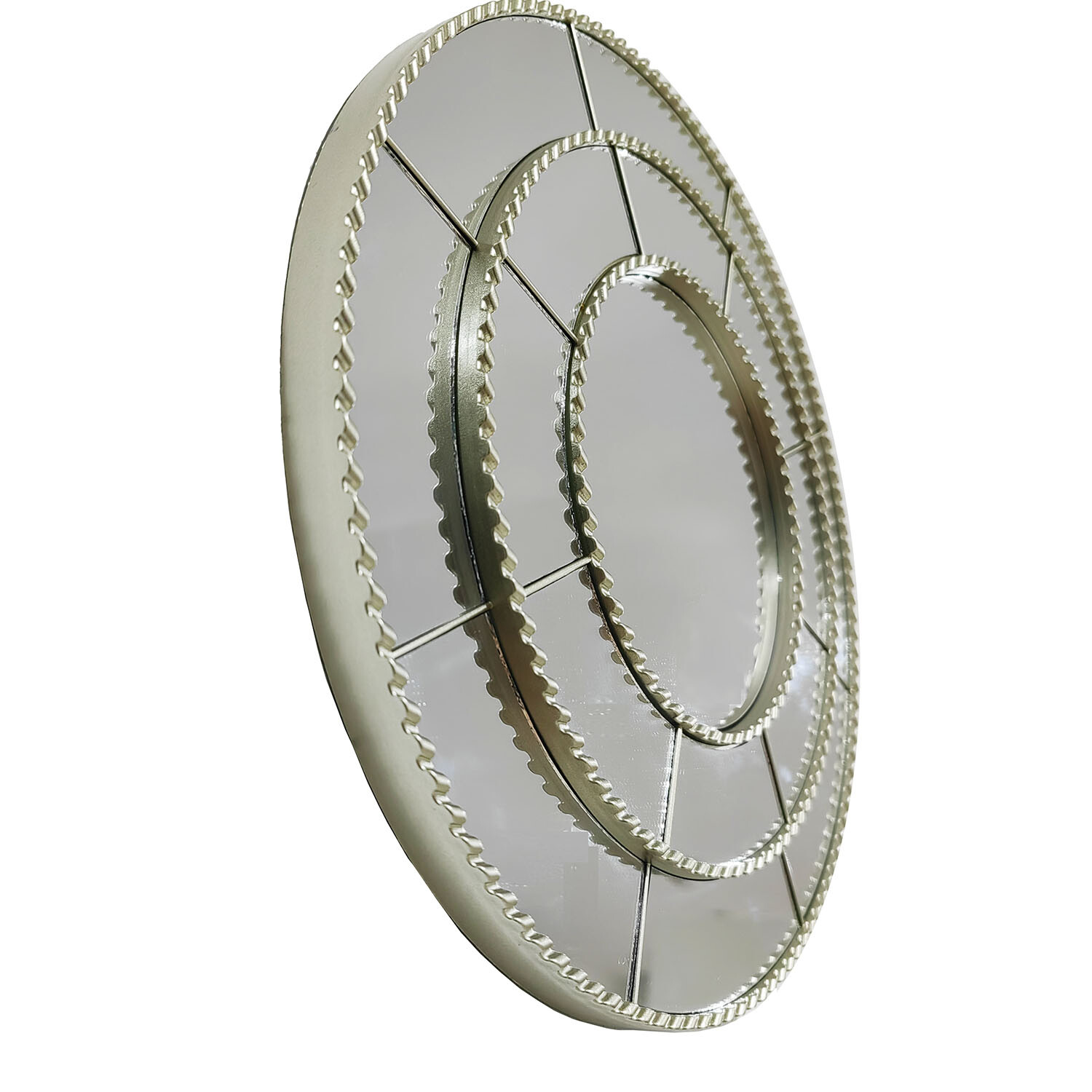 Set of 3 Belmont Decorative Mirrors - Silver Image 2