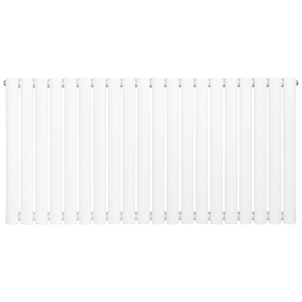 MonsterShop 3896 BTU White Oval Single Column Radiator 600 x 1200mm Image 3