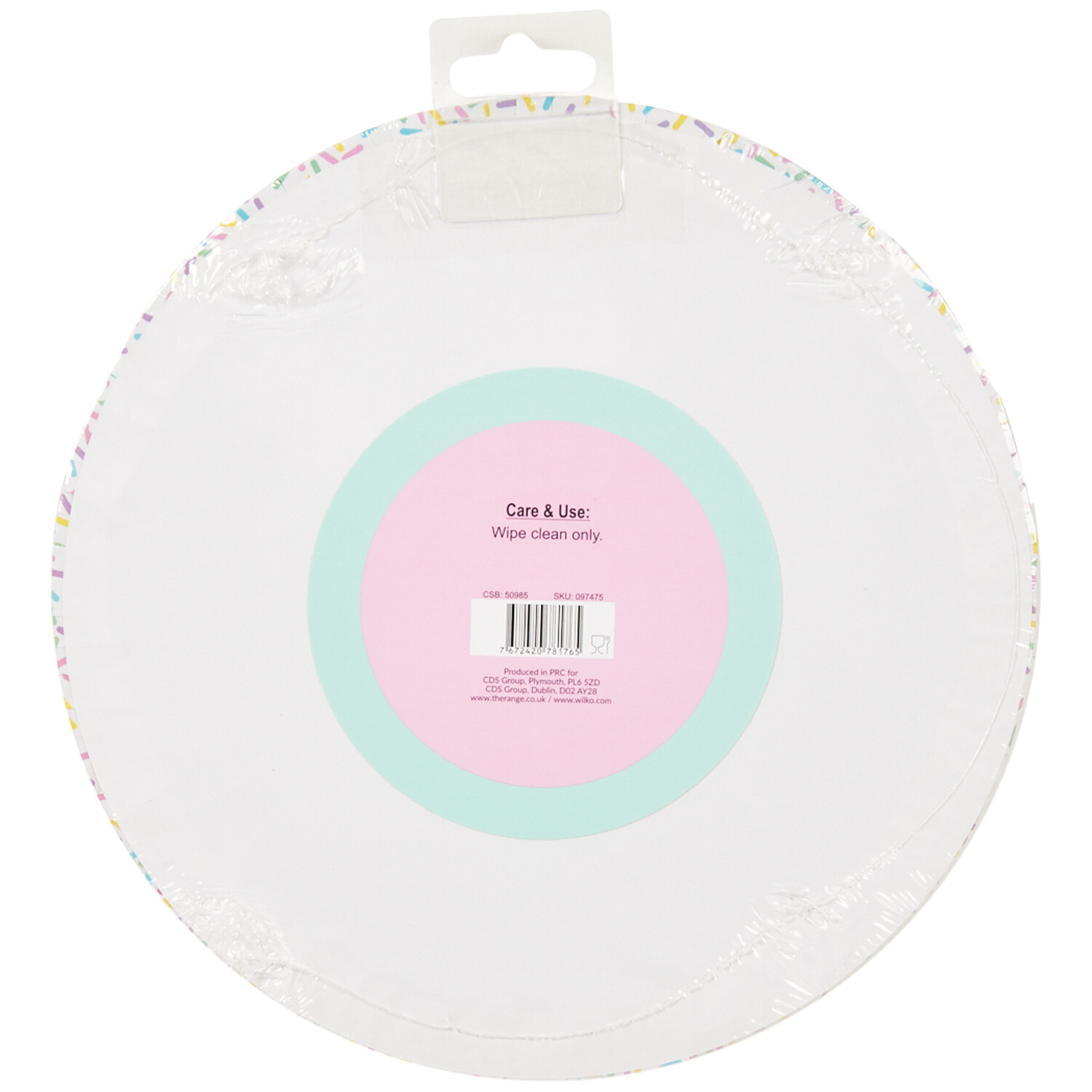 Sprinkles Round Cake Board 25cm - Multicolour Image 2