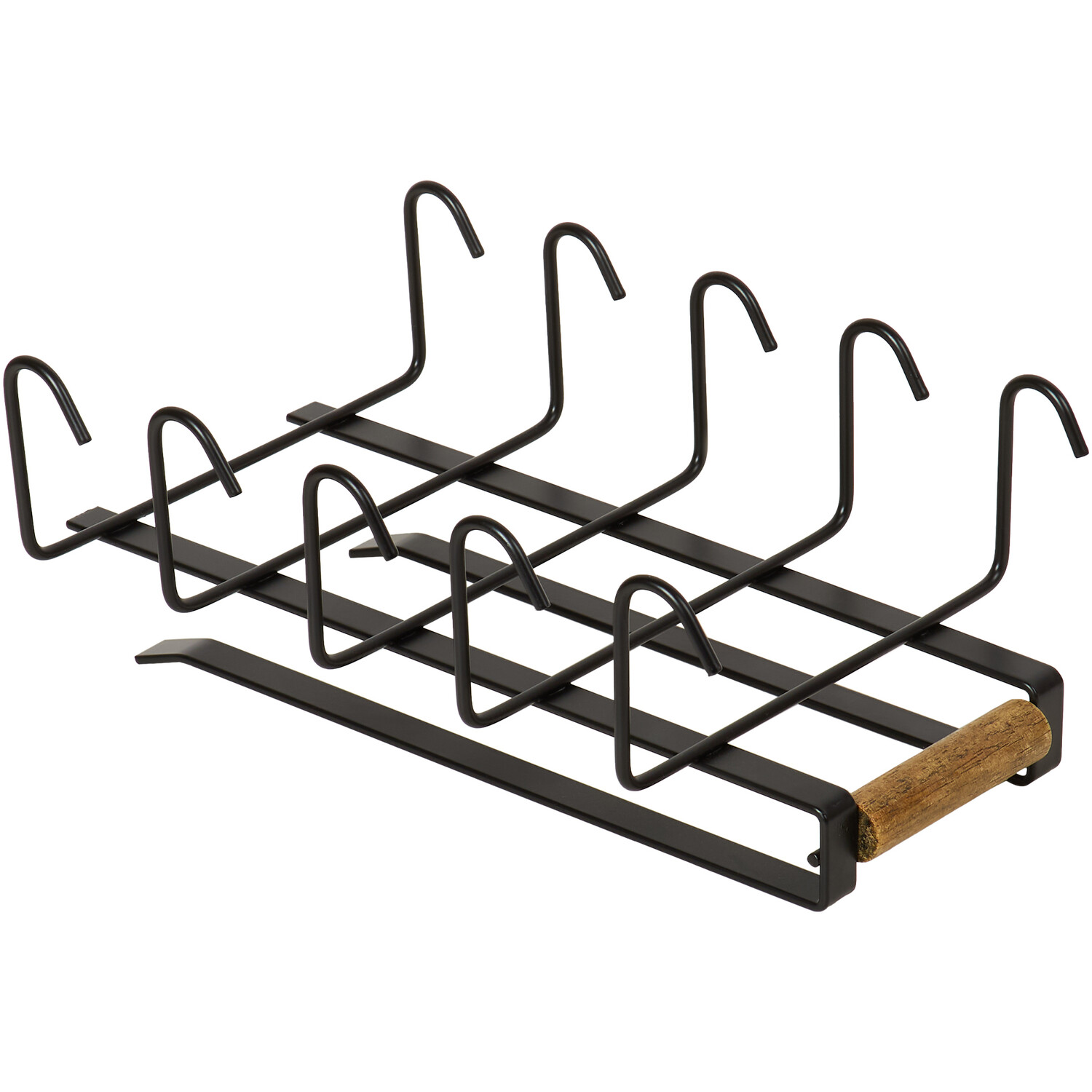 Malmo Under Shelf Mug Holder - Black Image 2