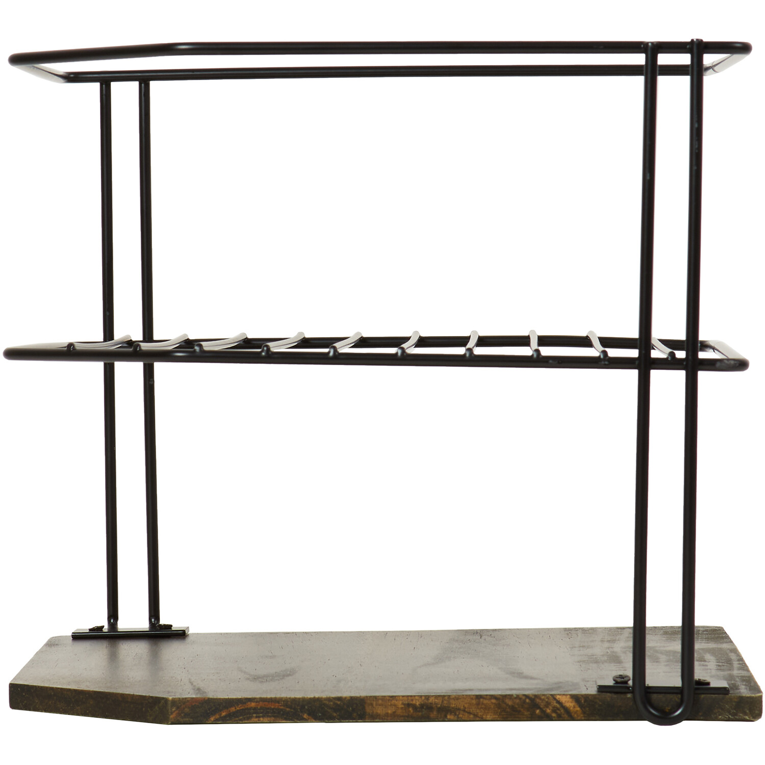 Malmo Corner Plate Stand - Black Image 2