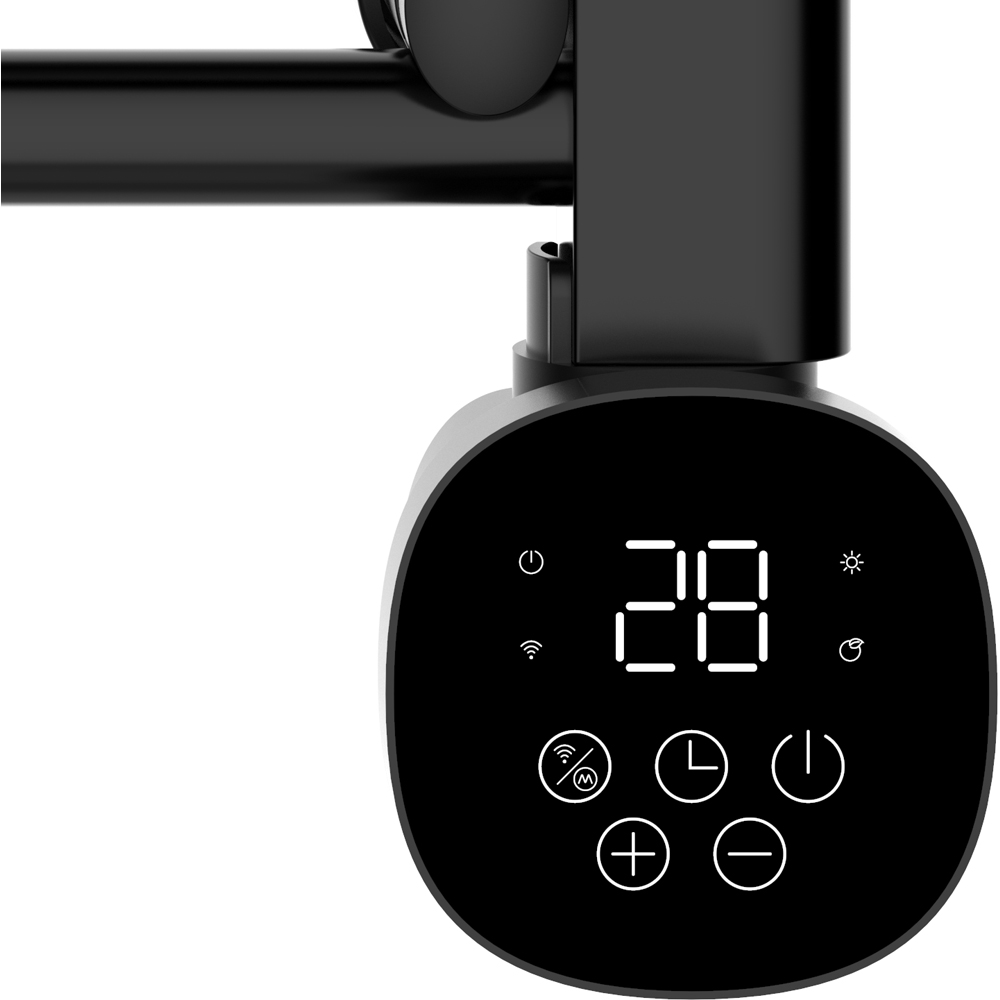 TCP Smart Black Fixed Wi-Fi Towel Radiator 500W Image 3