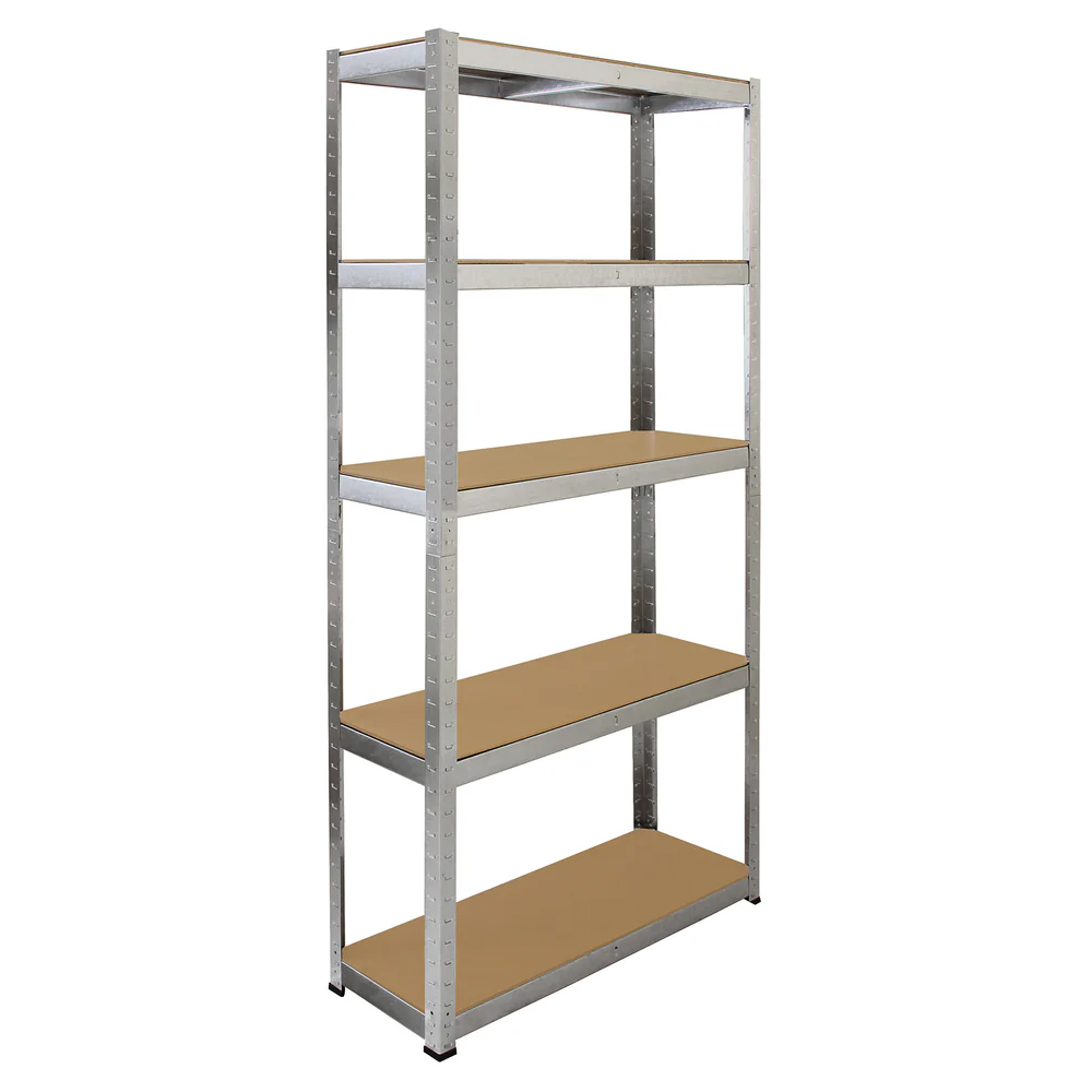 Monster Shop Galwix Galvanised Steel Shelves Racking 90cm Set of 10 Image 2