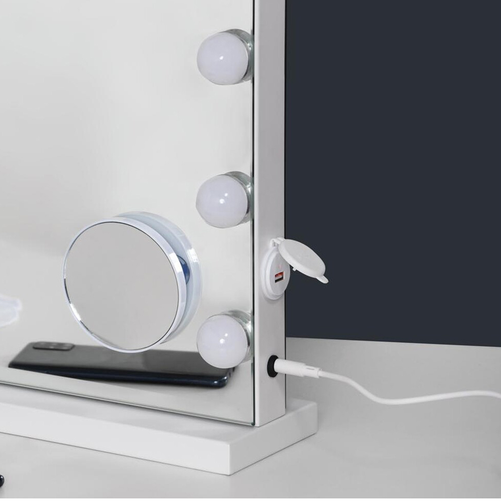 Wireless LED Vanity Mirror Image 3