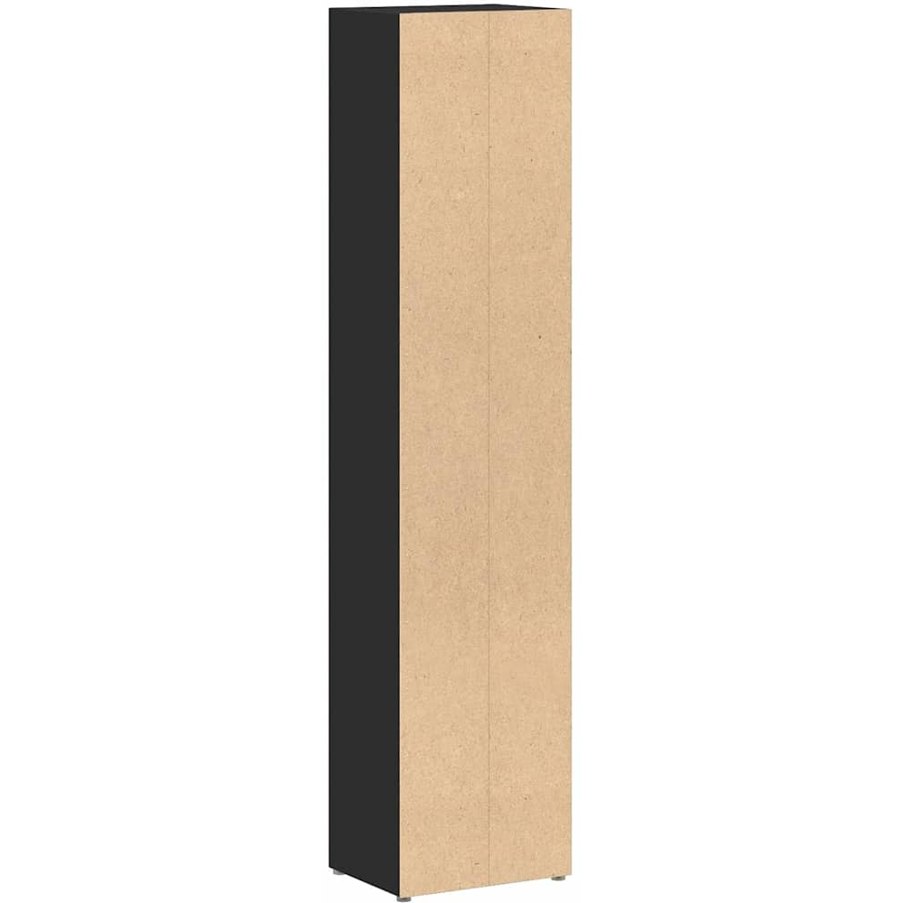 Walplus 5 Shelf Black CD Cabinet Set of 2 Image 7