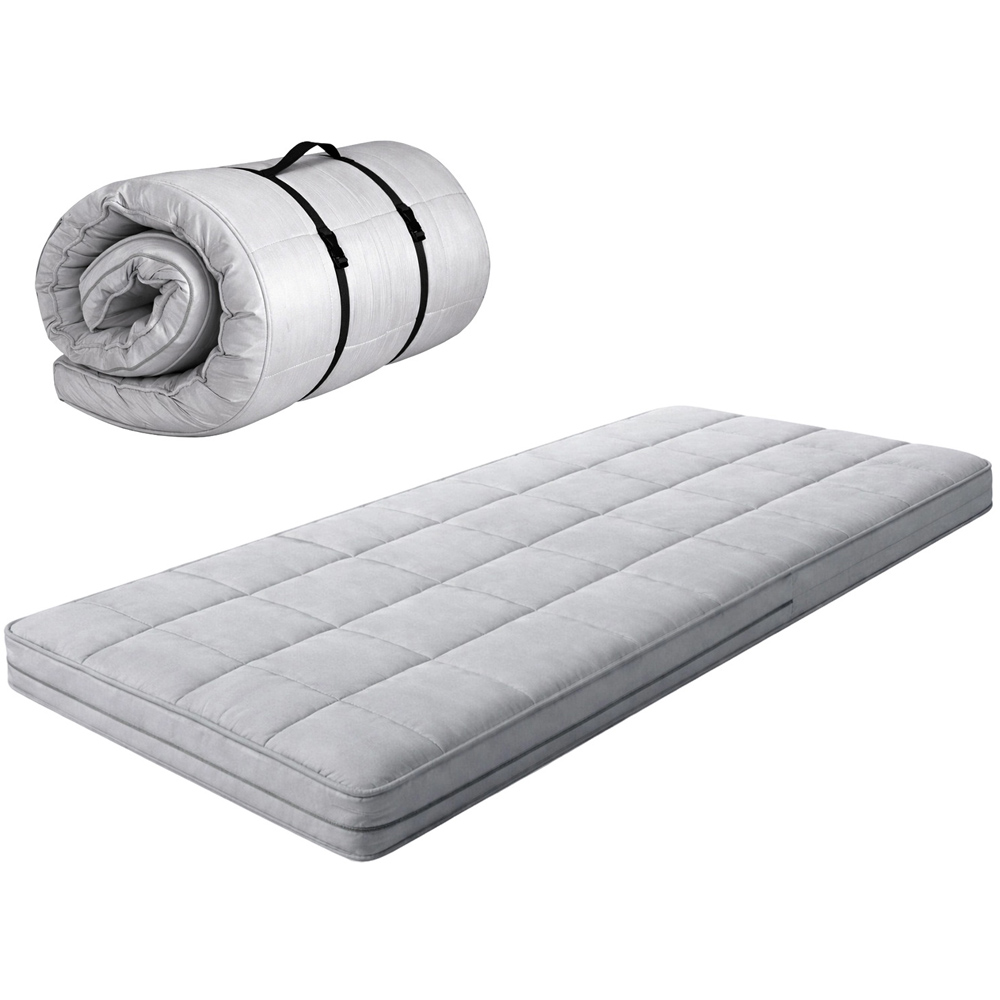 Lavio Grey Single Roll Up Foldable Floor Mattress Image 3
