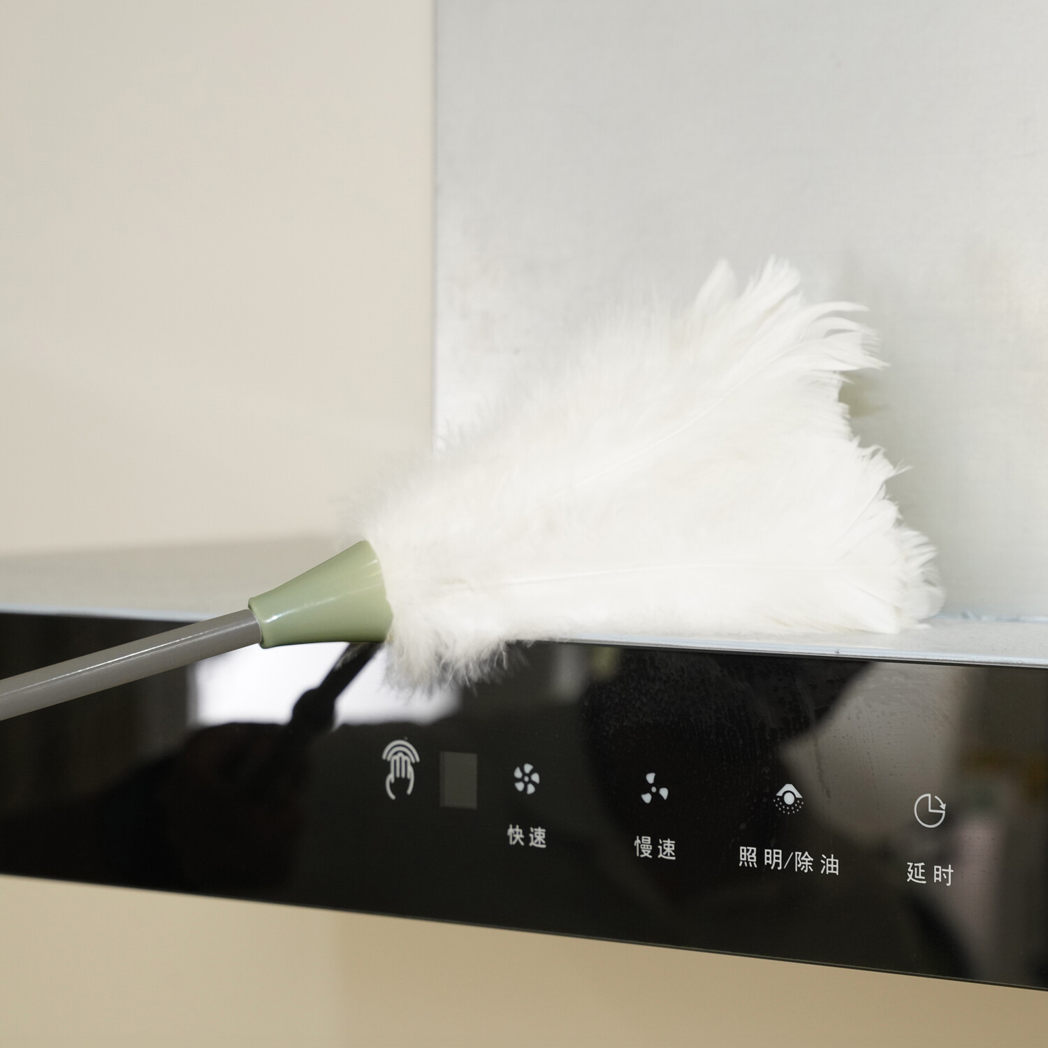 My Home Feather Duster White Image 3