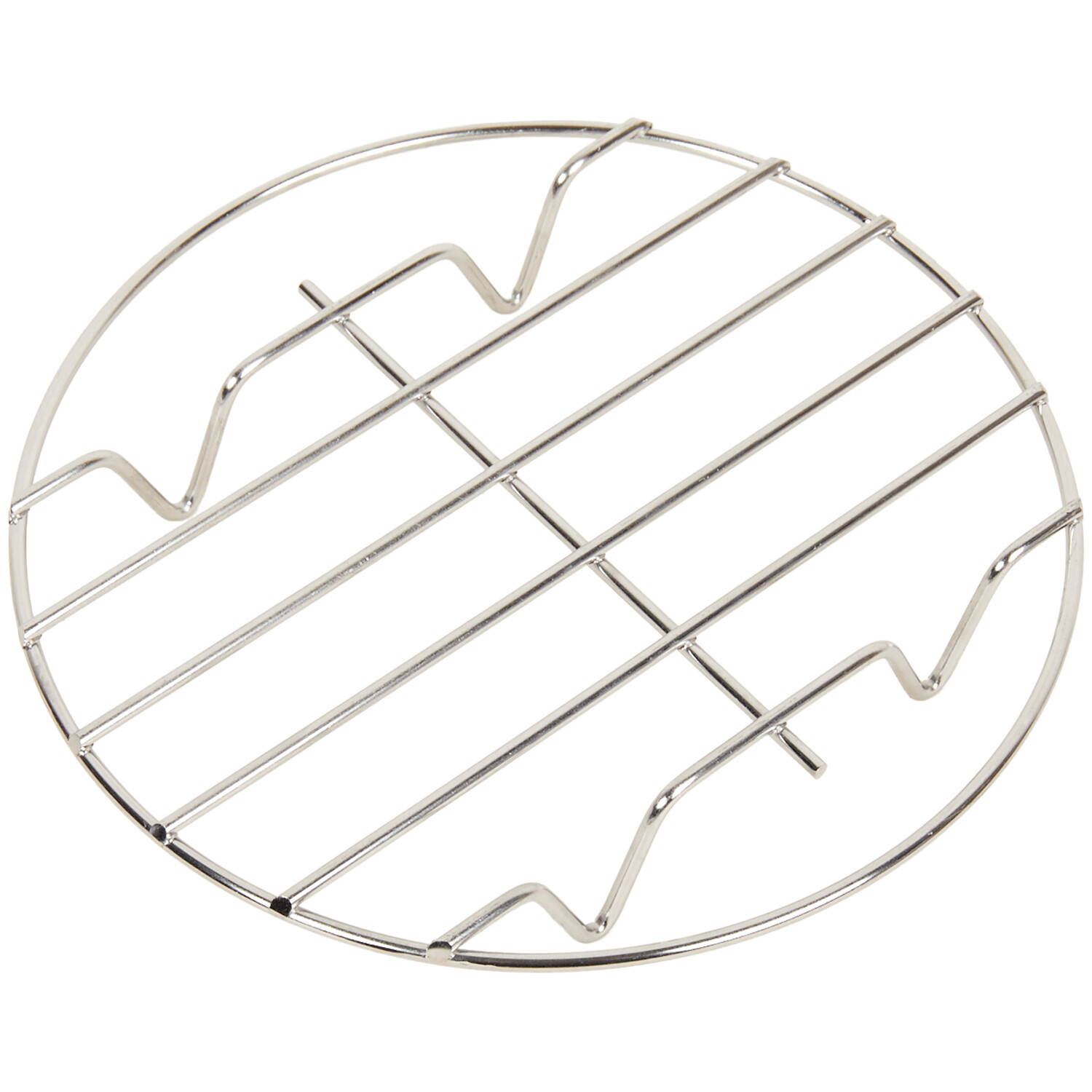 Round Stainless Steel Wire Airfryer Rack - Silver Image 2