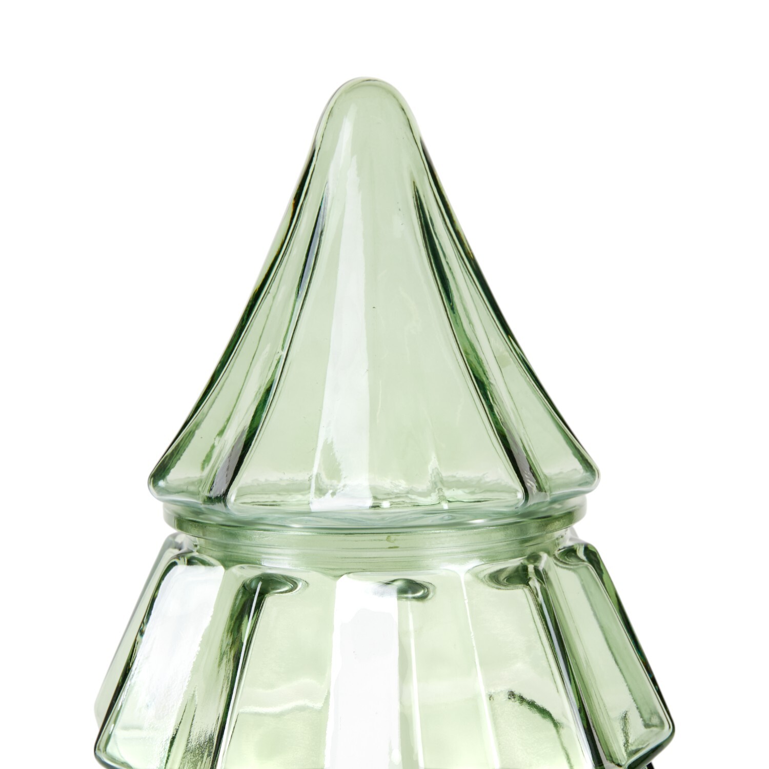 Xmas Tree Glass Drinks Dispenser Green Image 3