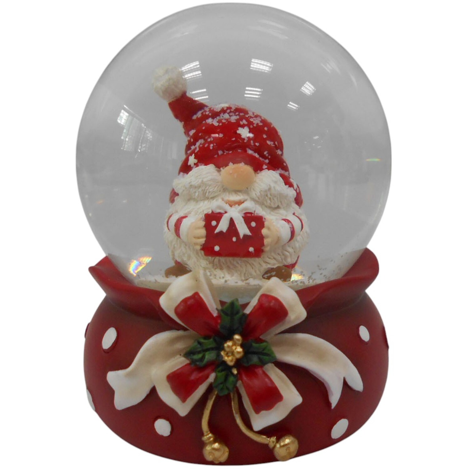 Festive Gonk Snow Globe Red Image 3