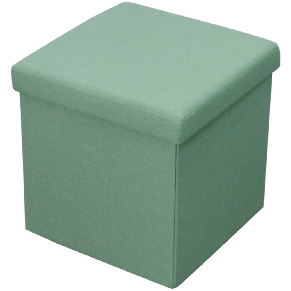 Green Seville Linen Storage Box Image 2