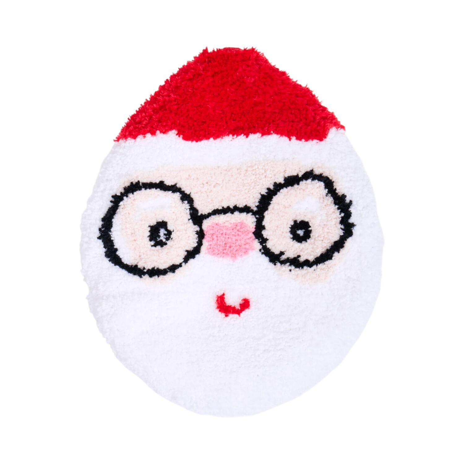 Santa Toilet Seat Cover and Mat Red Image 5