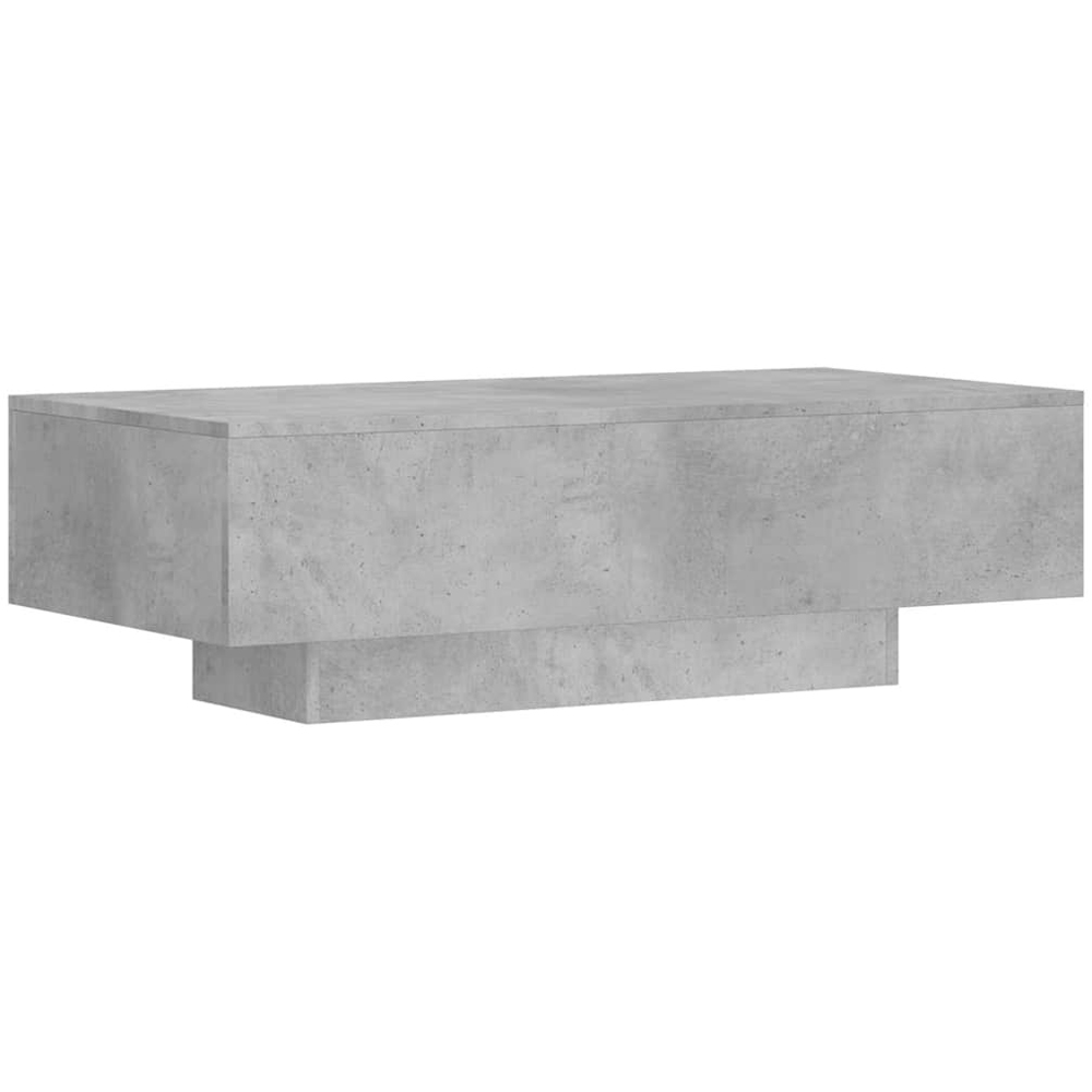 Walplus Concrete Grey Rectangular Coffee Table Image 2