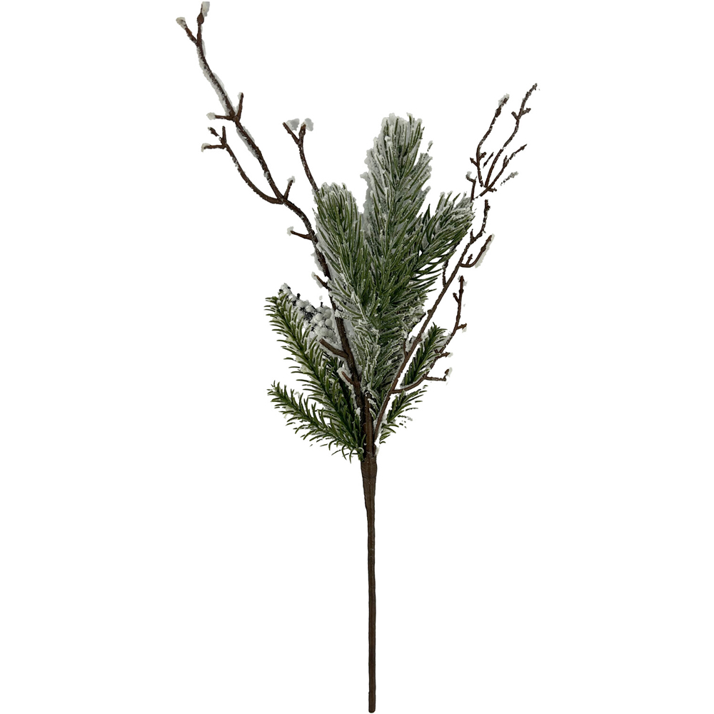 Frosted Snowberry PickWhite and Green Image 2