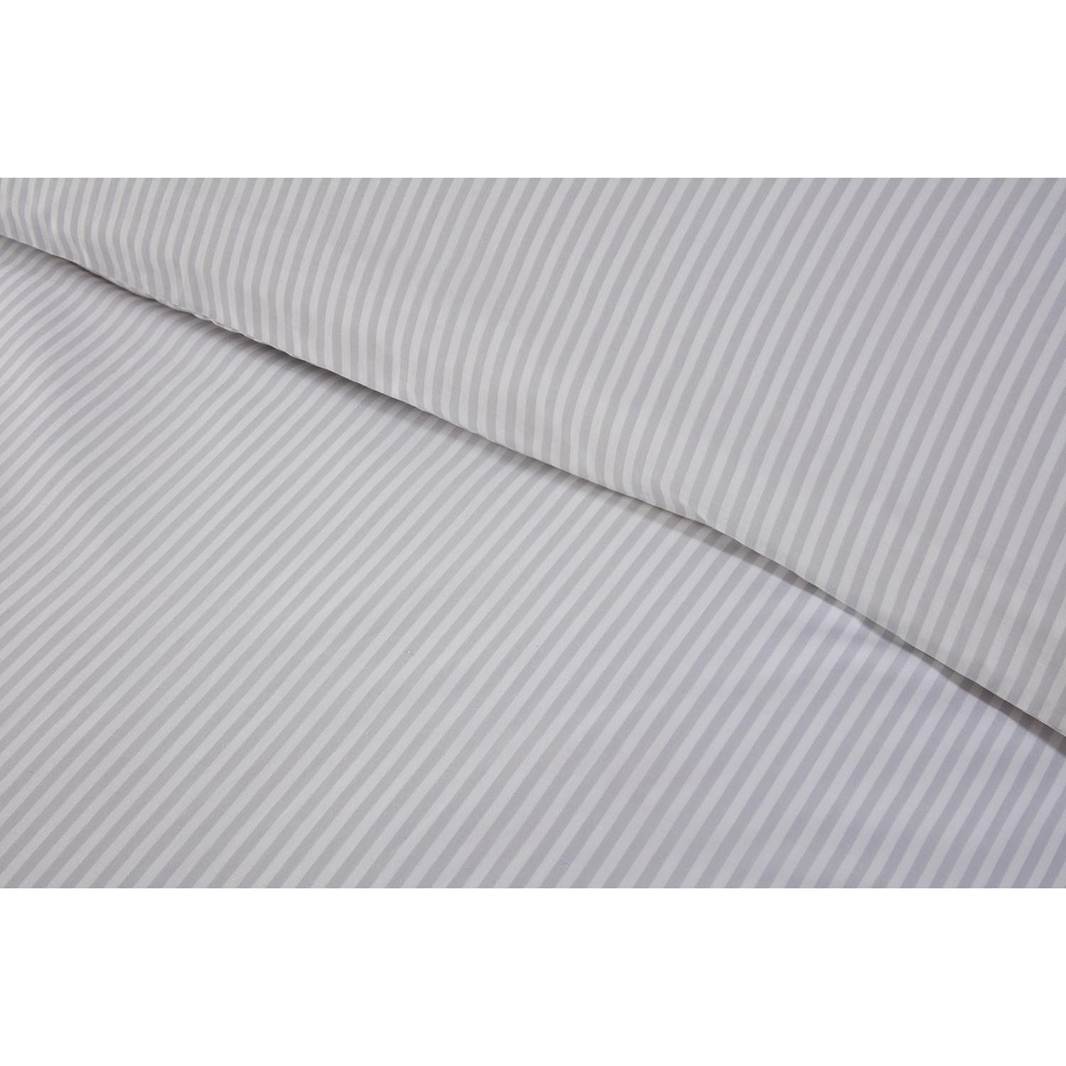 Sadie Ruffle Duvet Cover and Pillowcase Set - Grey / King Image 3