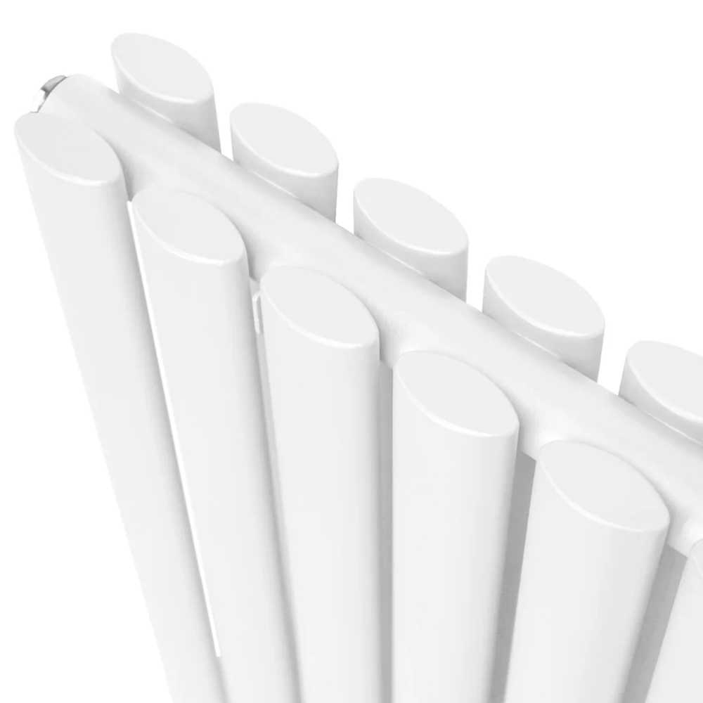 Monster Shop 6440BTU White Oval Column Radiator and Valves 600 x 1440mm Image 5