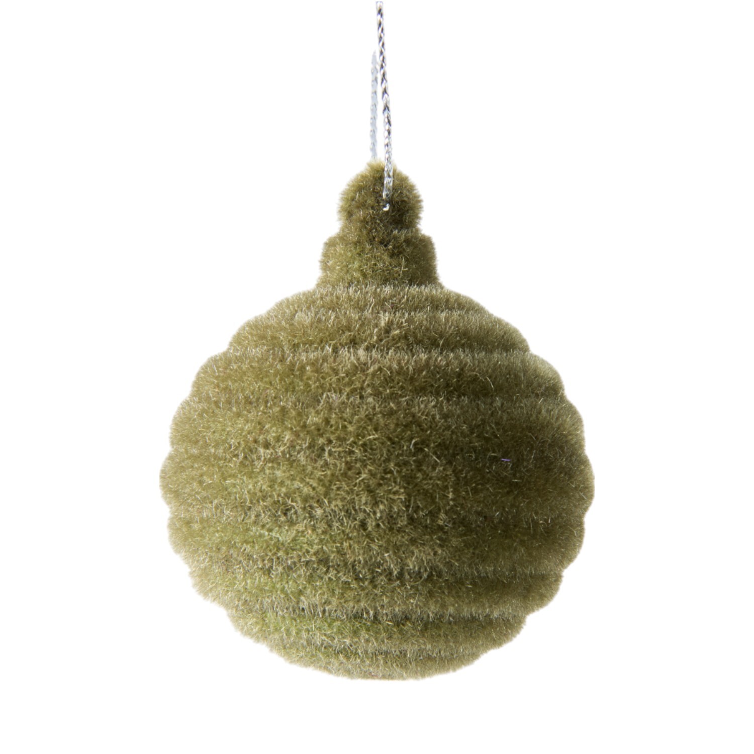 Set of 3 Olive BaublesOlive Image 4