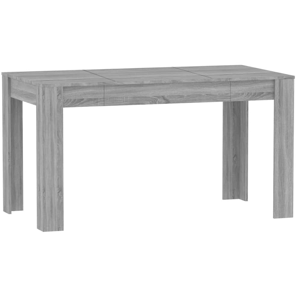 Walplus 6 Seater Dining Table Grey Sonoma Image 2