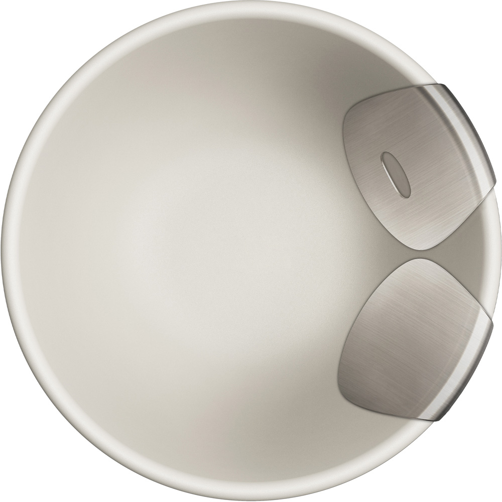 Joseph Joseph Uno Stone Stainless Steel Salad Bowl and Server Set 30cm Image 5