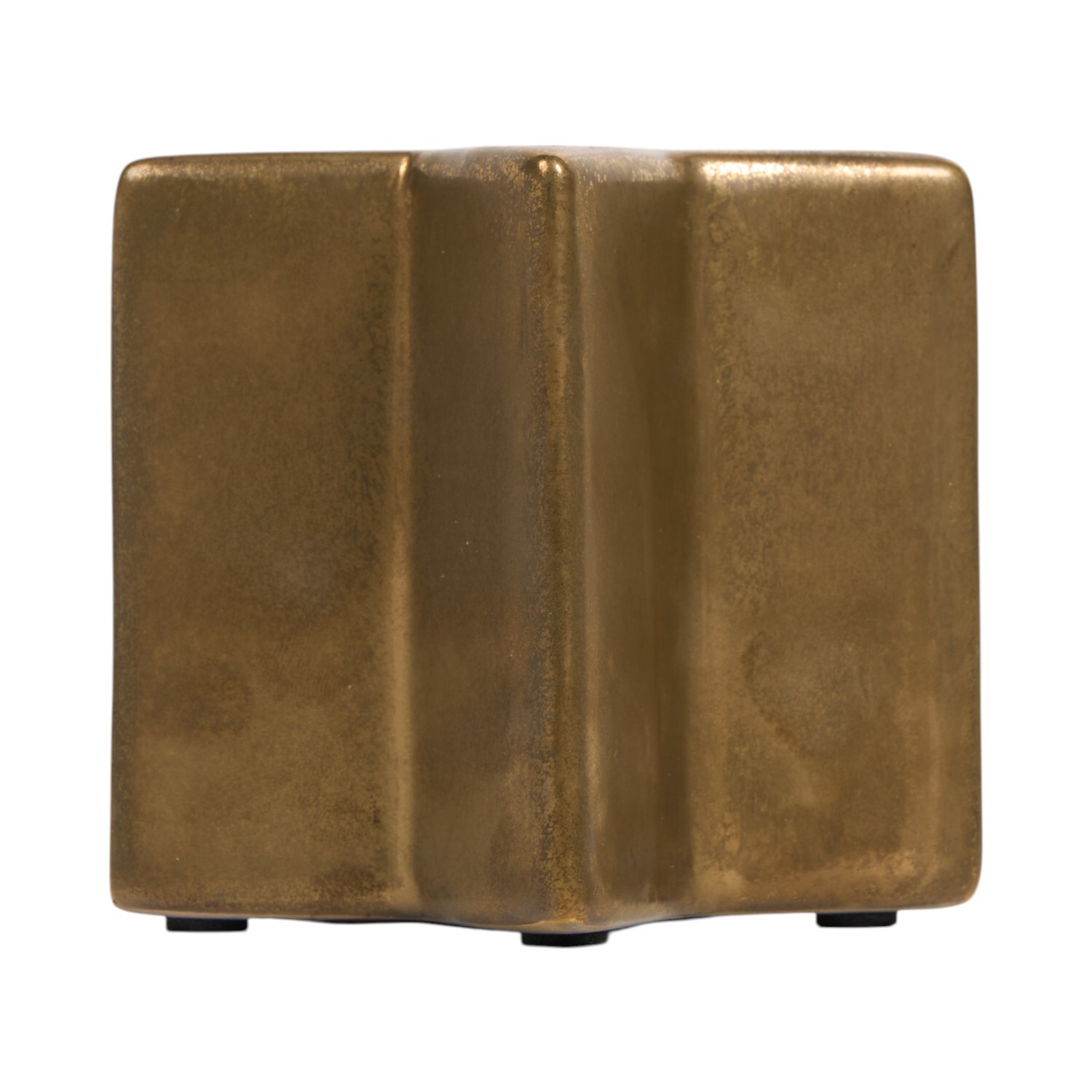 Vintage Star Tealight Holder Gold Image 3