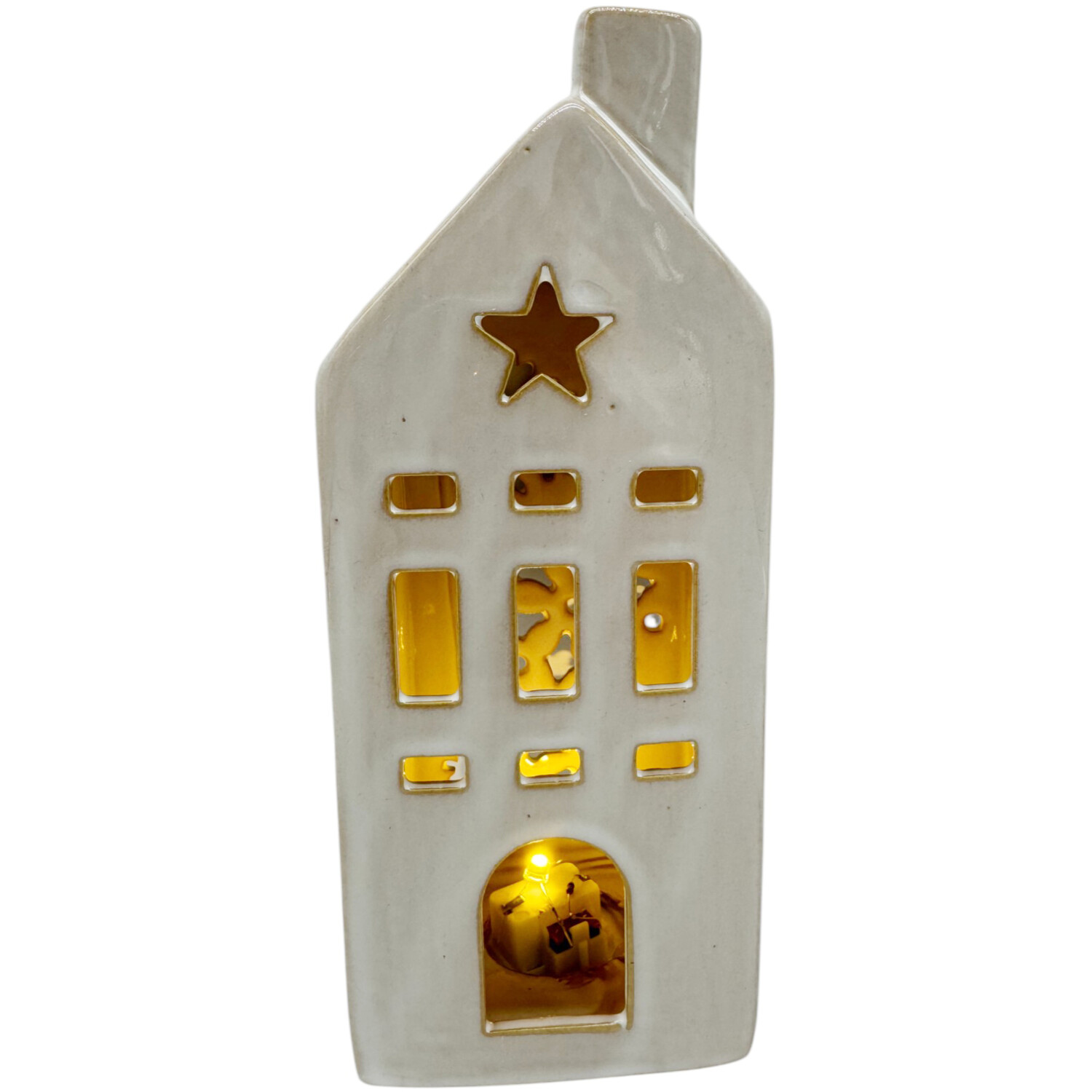 LED Porcelain House Beige Image 1
