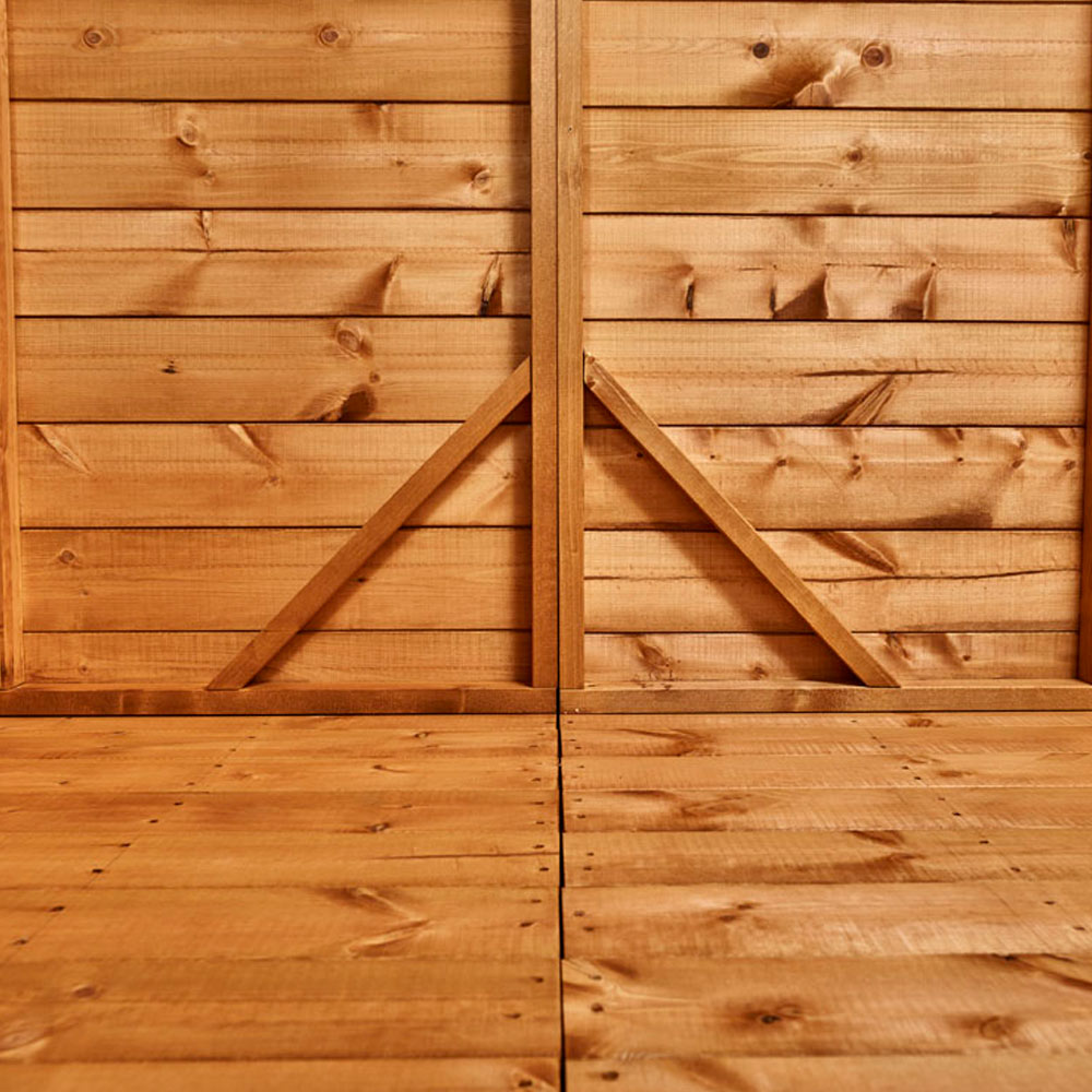 Power Sheds 6 x 4ft Apex Wooden Shed with Window Image 4