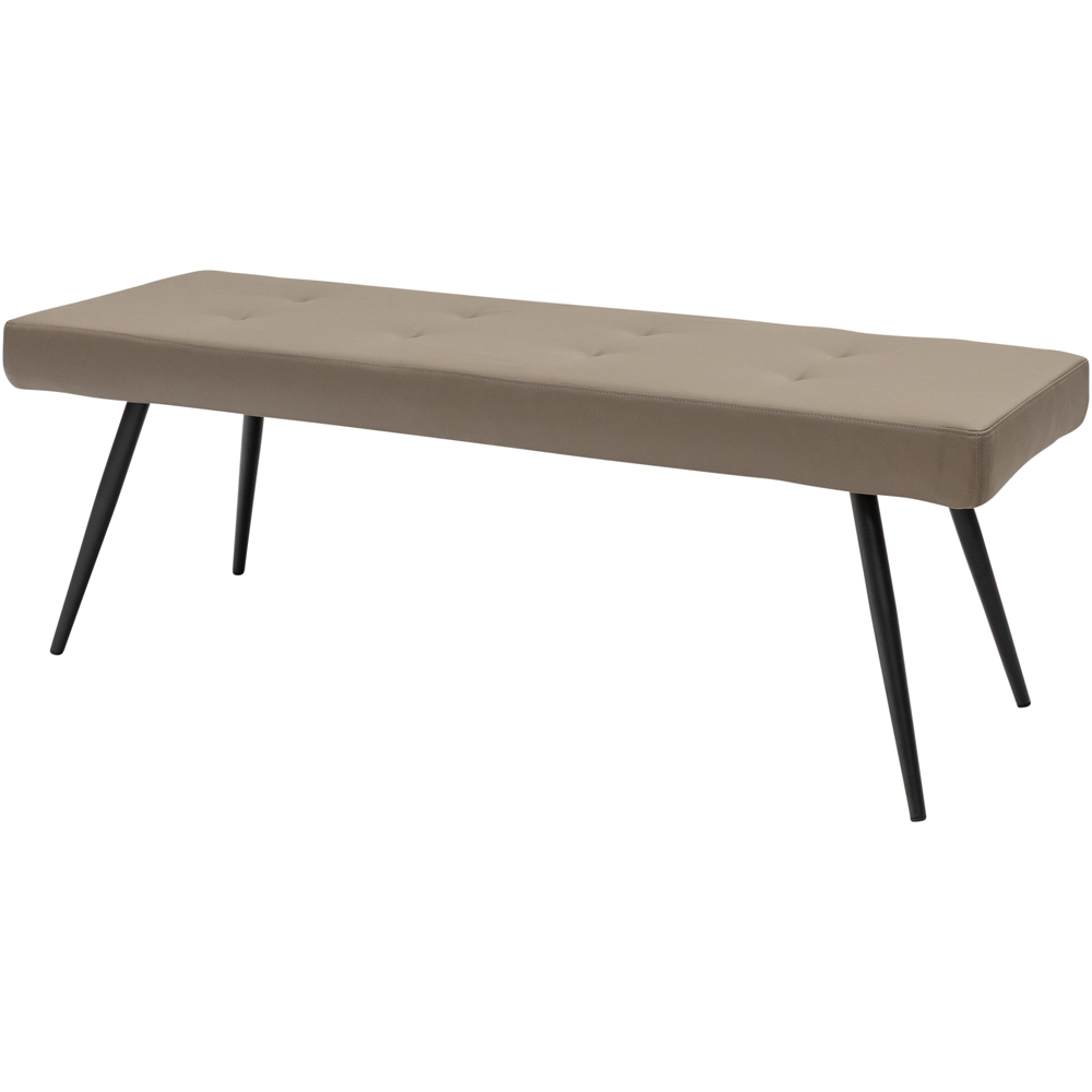 WF Taupe Dining Bench Image 3