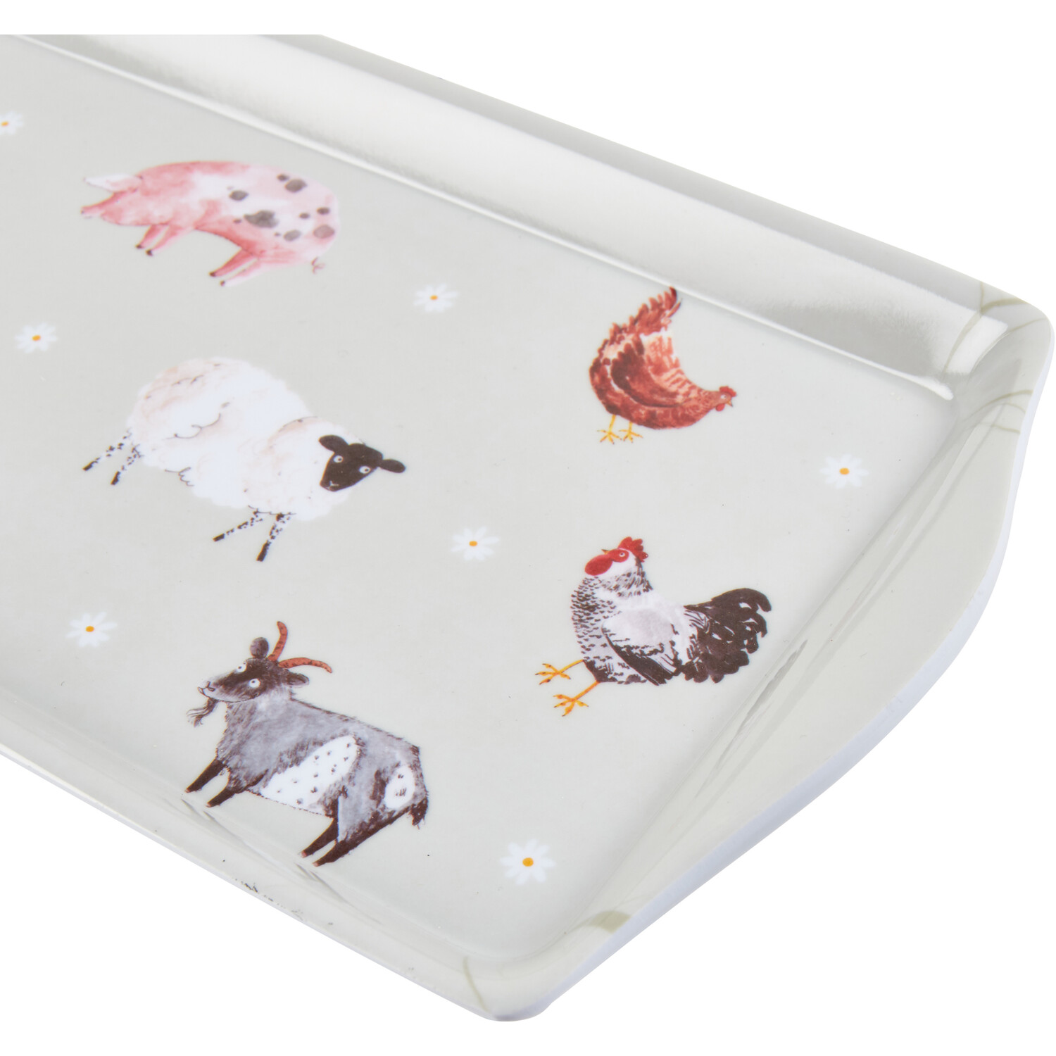 Daisy Farm Tray - Drinks Tray Image 2